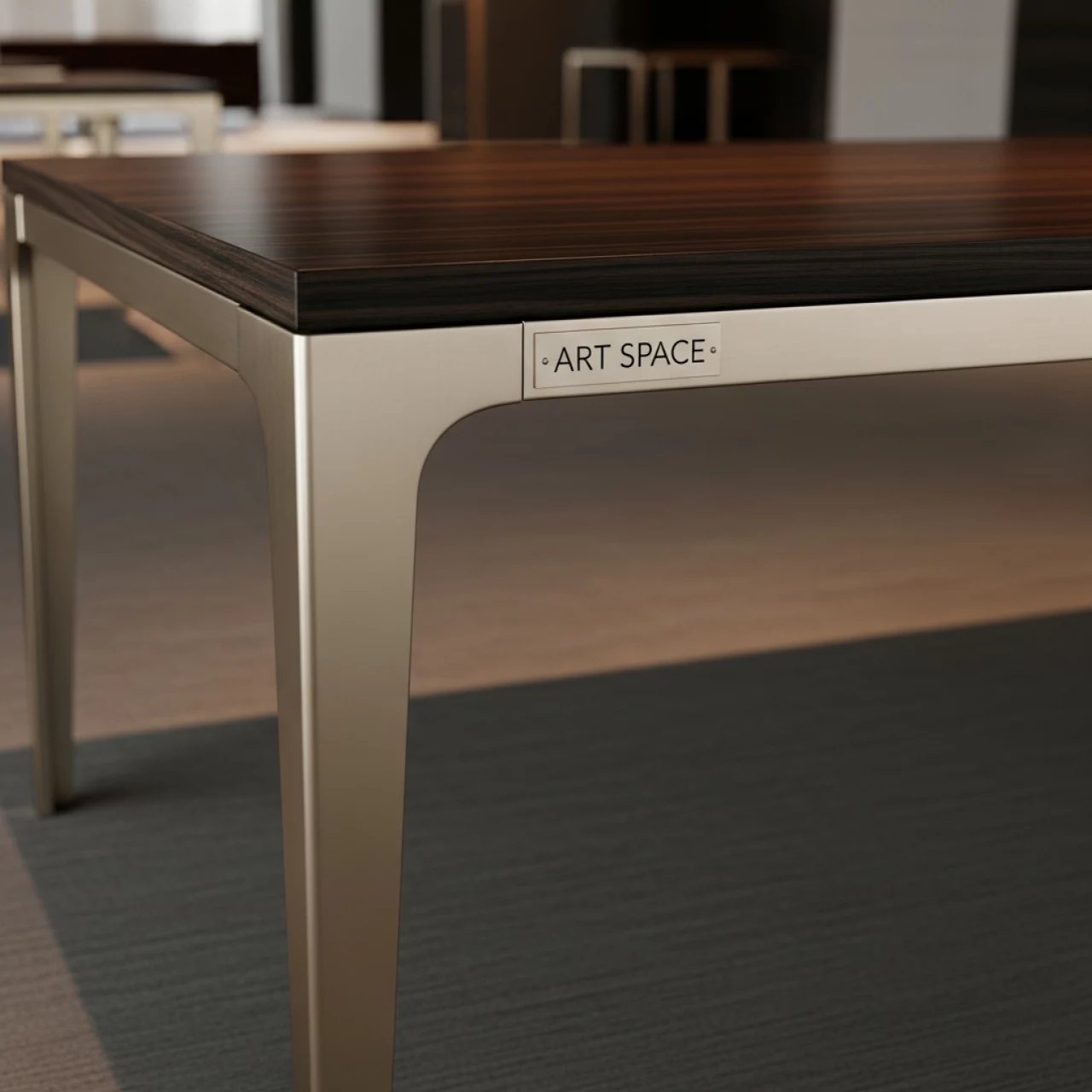 Аренда Стол венге шампань Лидер 2 1800х800 в Mövenpick Hotel — ART SPACE
