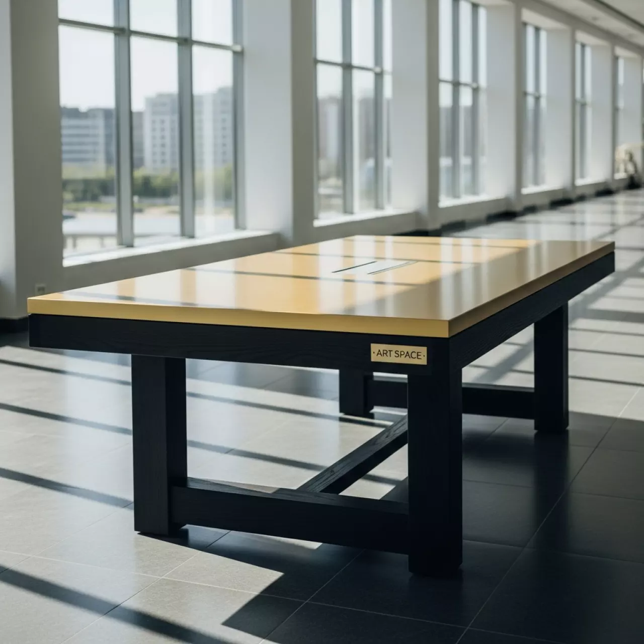 Аренда Стол венге шампань Лидер 2 2400х900 в санатории «Октябрьский» — ART SPACE