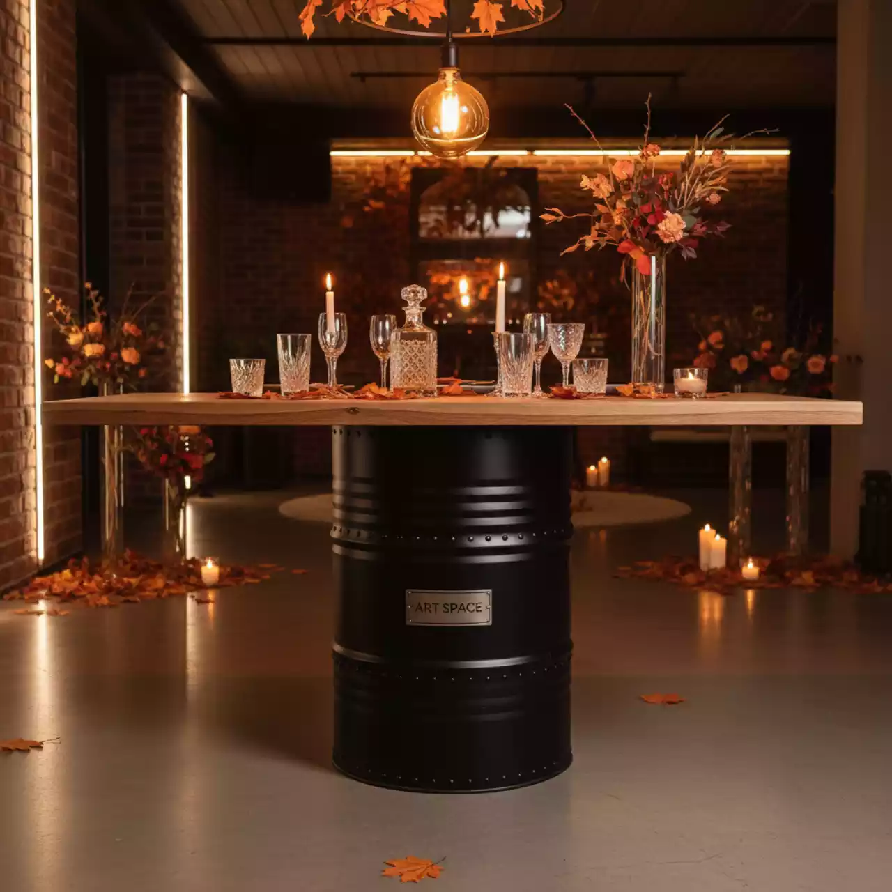 Аренда Стол Wood Barrel 150x77 в Маринс Парк Отеле — ART SPACE