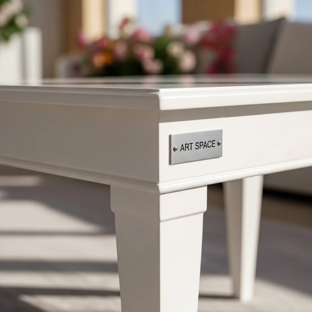 Аренда Стол журнальный Amsterdam White белый в Stella di Mosca — ART SPACE