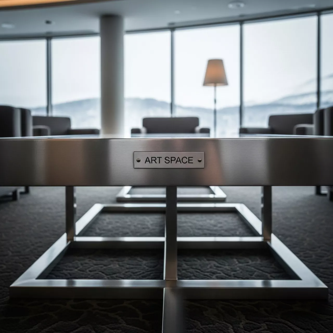 Аренда Стол журнальный Andrian Silver серебристый в Novotel Resort — ART SPACE