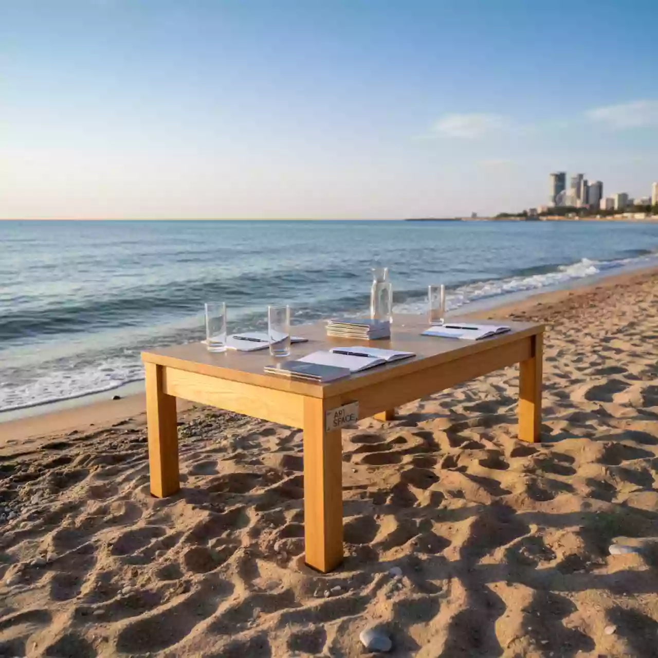 Аренда Стол журнальный Арарат на пляже «Мандарин» — ART SPACE