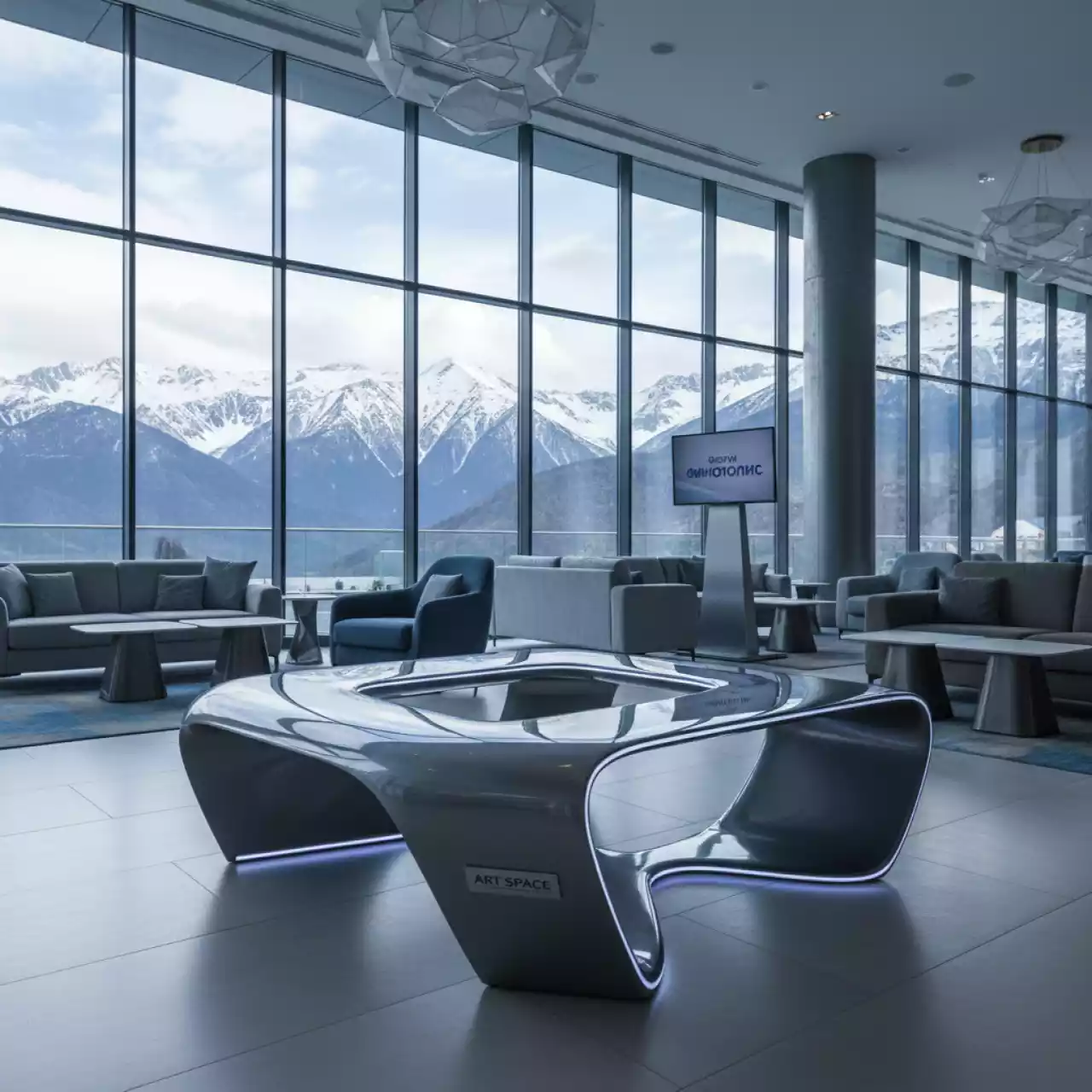 Аренда Стол журнальный Arcus в Sochi Marriott Krasnaya Polyana — ART SPACE