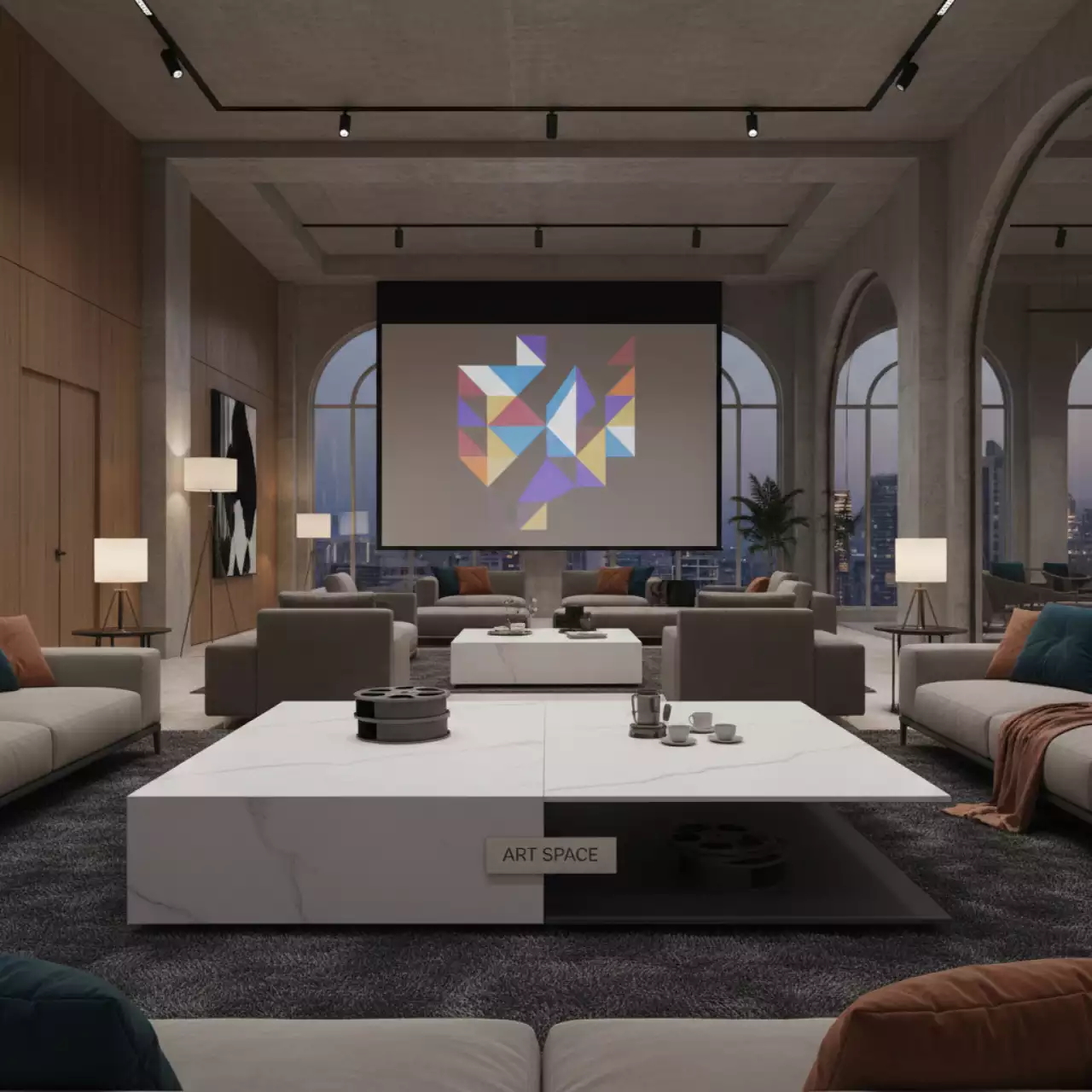 Аренда Стол журнальный Ariva 108x55 в МФК «Горный» — ART SPACE