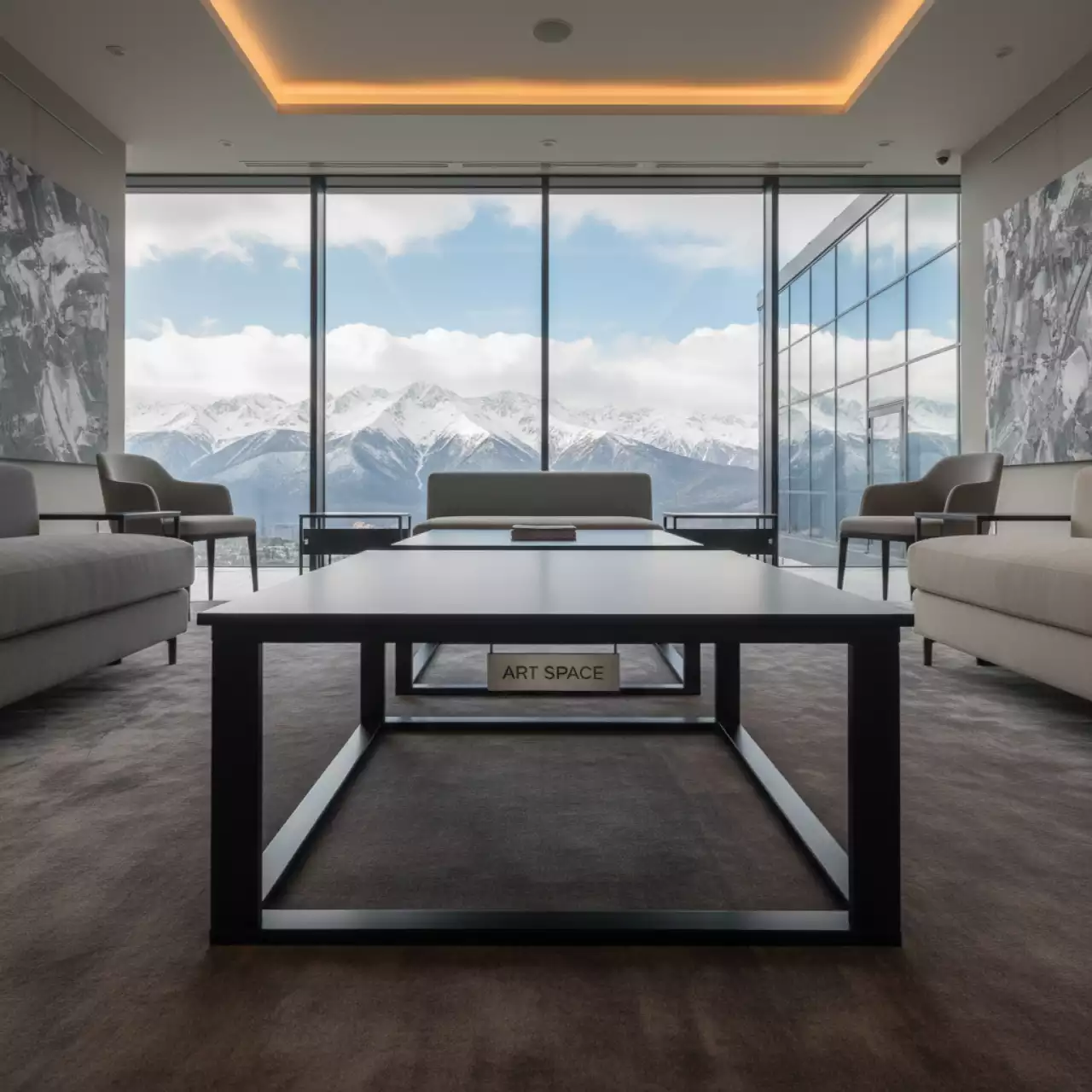 Аренда Стол журнальный черный Homer в Skypark Sochi — ART SPACE