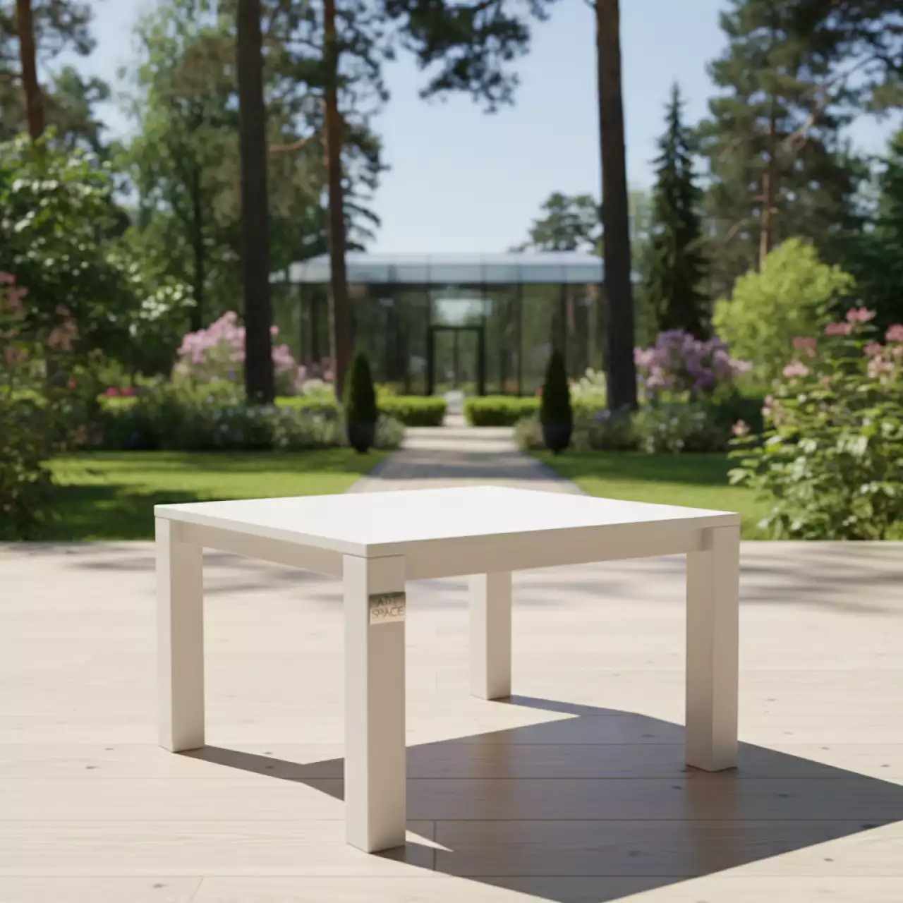 Аренда Стол журнальный Cube White 60x60 в санатории «Русь» — ART SPACE