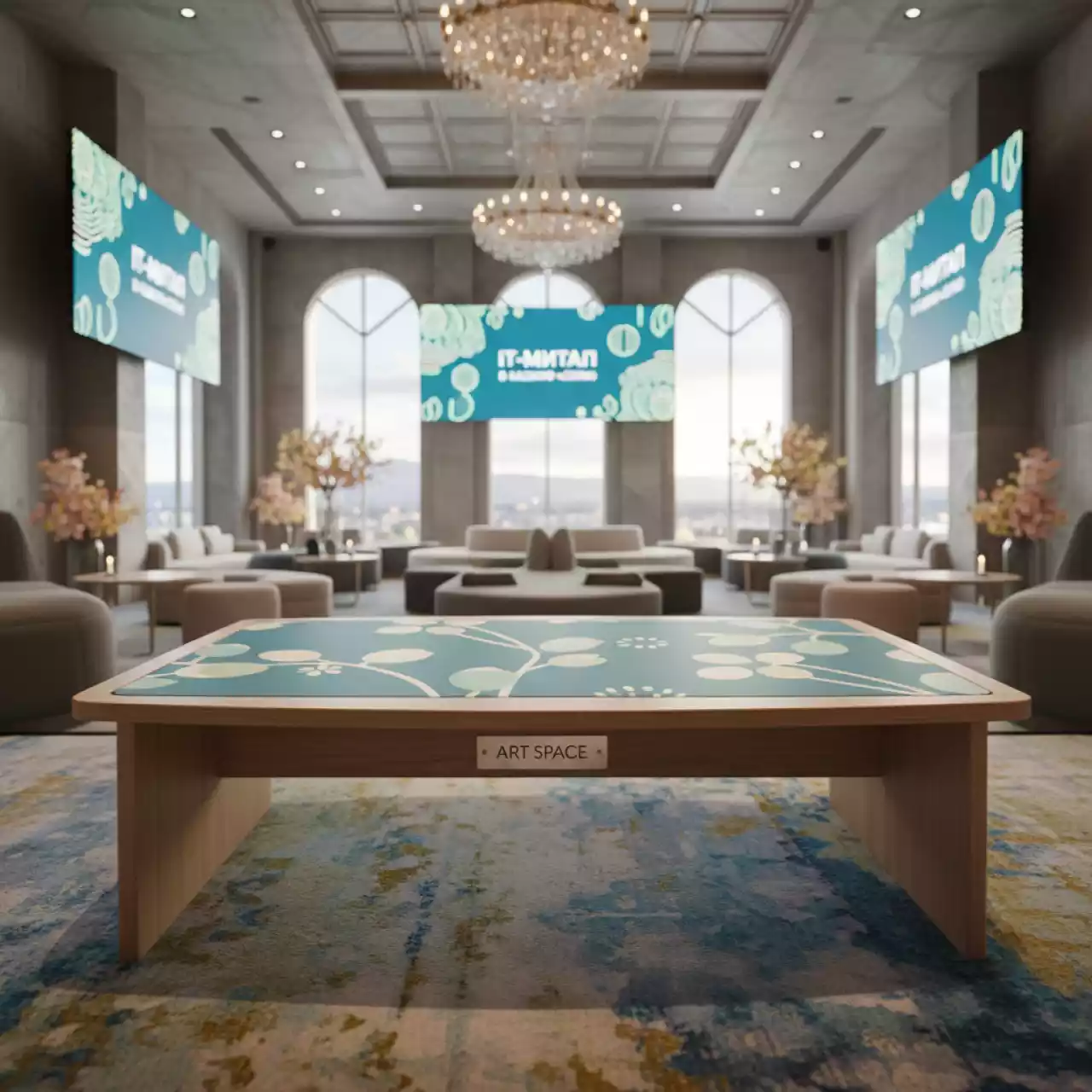 Аренда Стол журнальный Eames в казино «Сочи» — ART SPACE