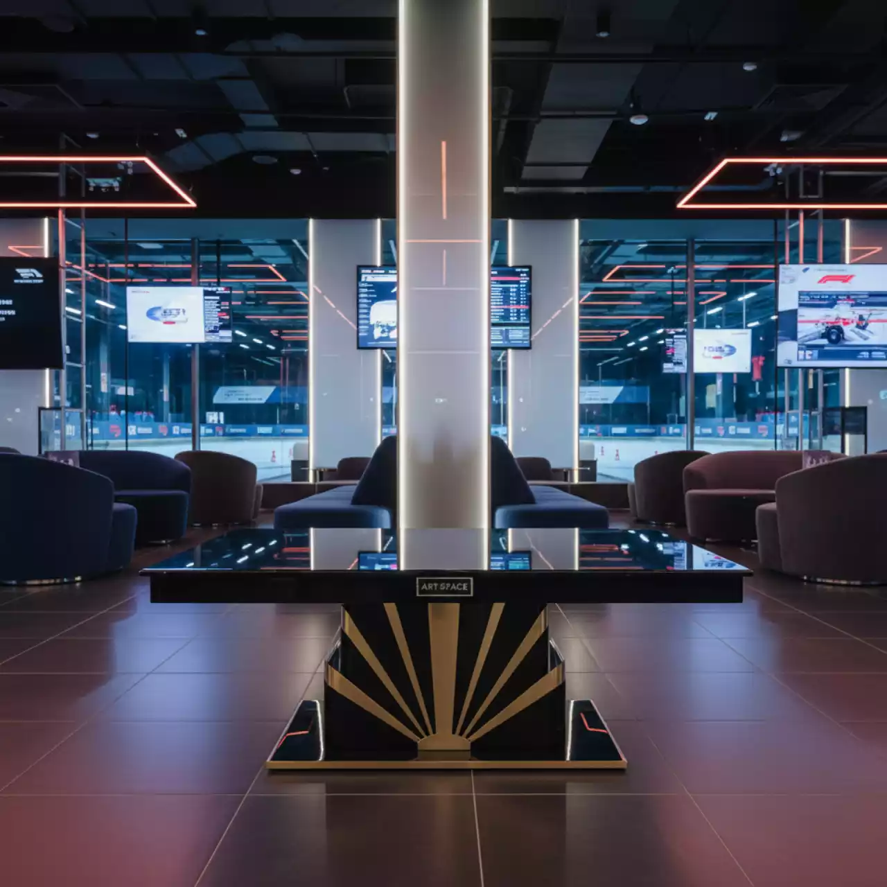 Аренда Стол журнальный Homer черный в Керлинговом центре «Ледяной куб» — ART SPACE