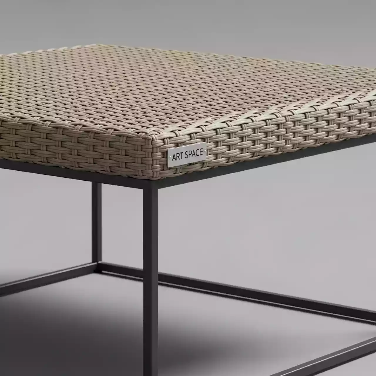 Аренда Стол журнальный из искусственного ротанга YH S4840W на Медальной площади — ART SPACE