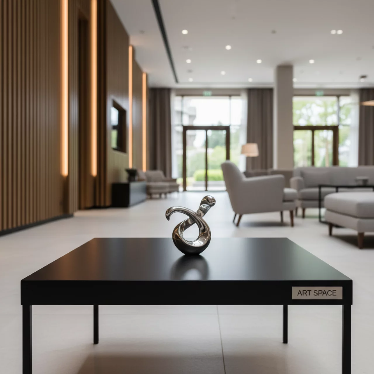 Аренда Стол журнальный ЛАКК Lack Black 55х55 в Radisson Blu Resort & Congress Centre — ART SPACE