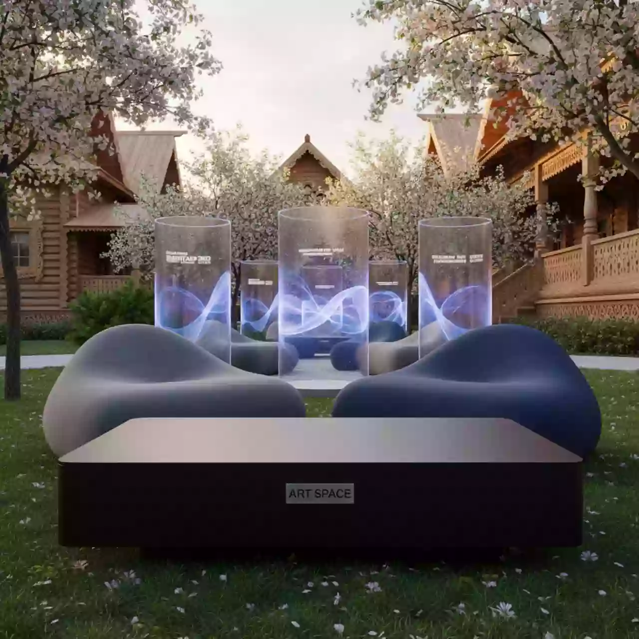 Аренда Стол журнальный Лакк Lack black 90x55 в этно-парке «Моя Россия» — ART SPACE