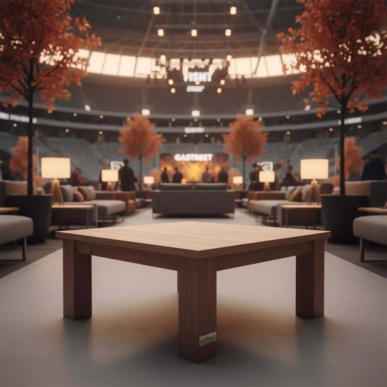 Аренда Стол журнальный Лакк Lack Wood 55х55 на арене «Фишт» — ART SPACE