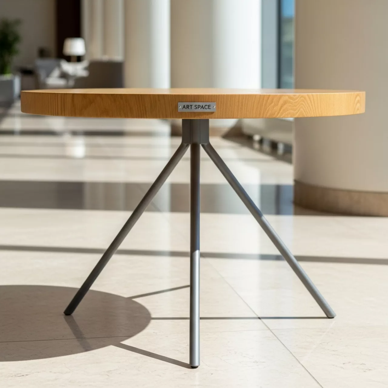 Аренда Стол журнальный Oak D 40 Al AKV Ral7024MUA в Mercure Сочи Центр — ART SPACE