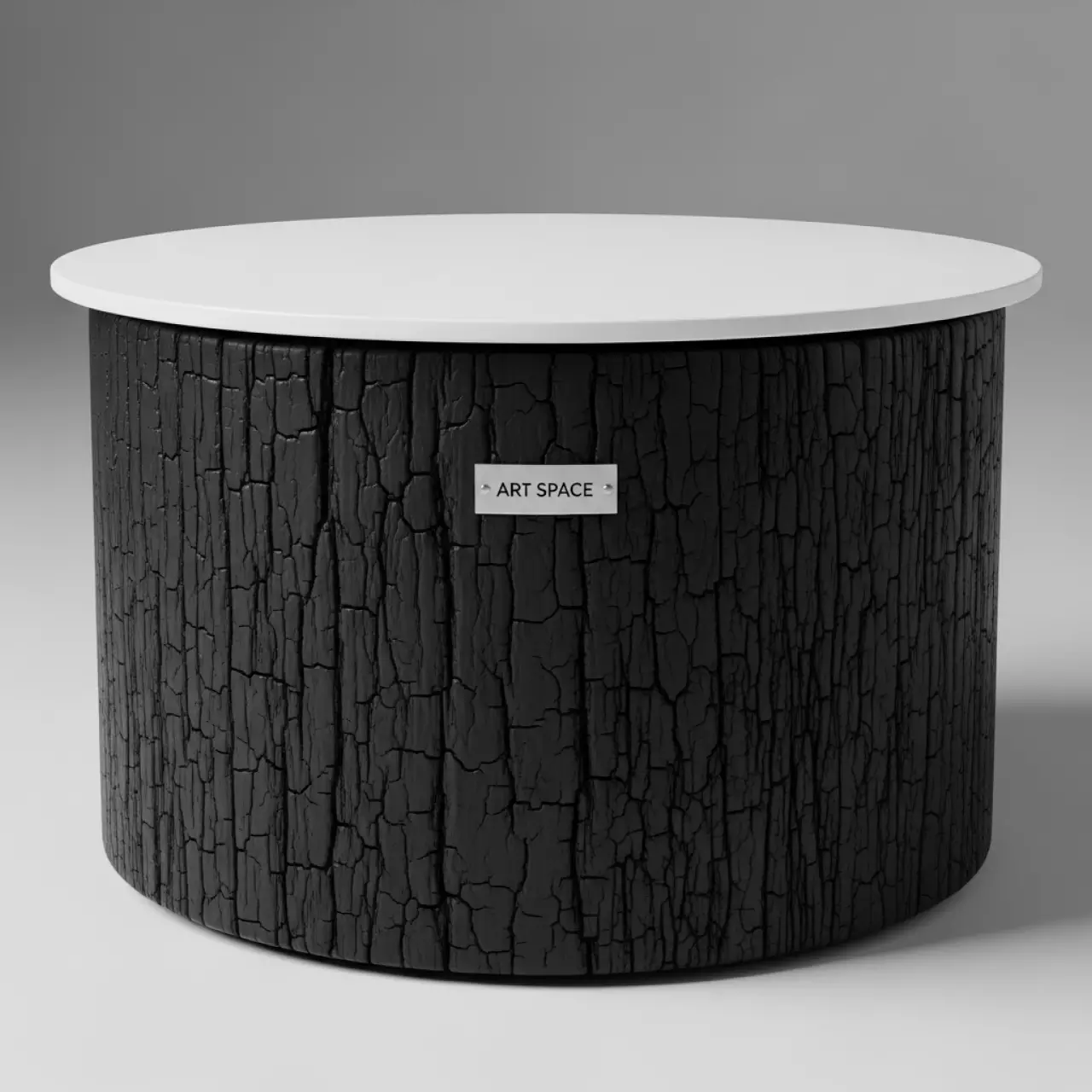 Аренда Стол журнальный обожженный с белой столешницей в парке «Ривьера» — ART SPACE