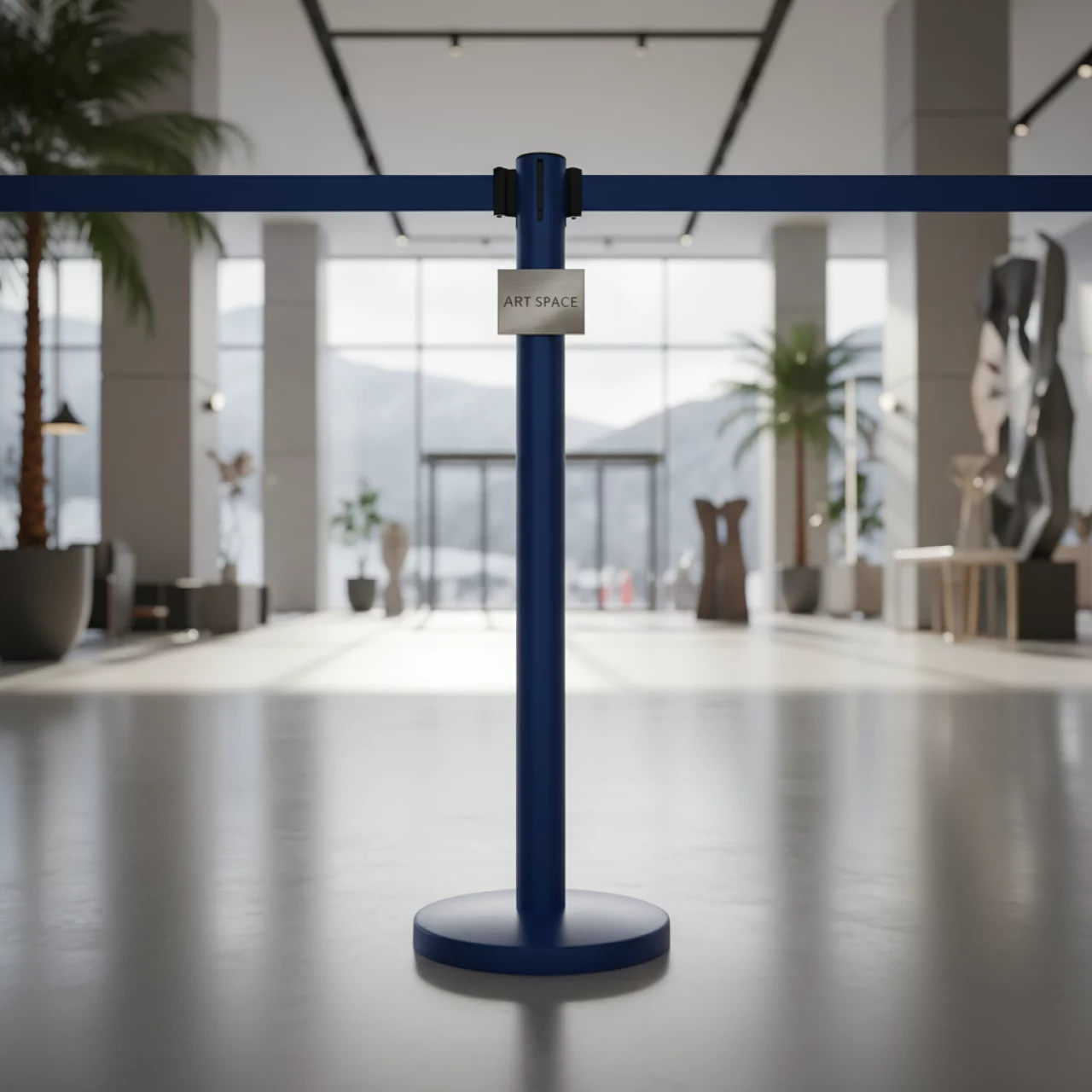 Аренда Столбик оградительный Barrier blue в Golden Tulip Rosa Khutor — ART SPACE