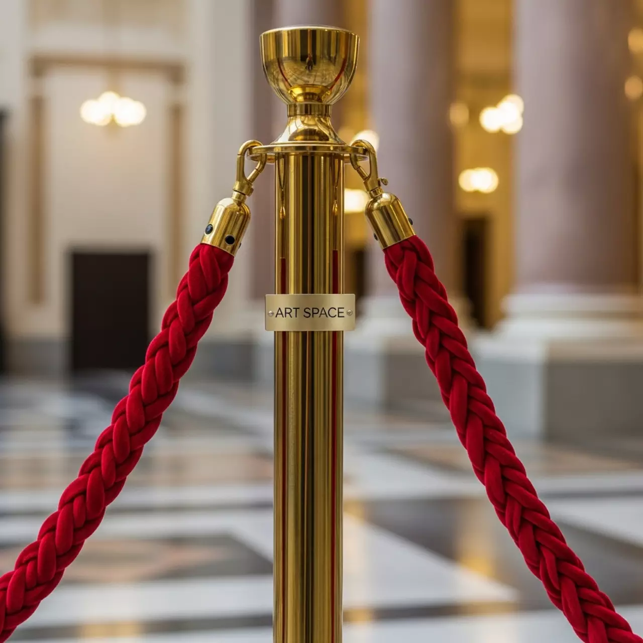 Аренда Столбик оградительный Barrier red в Зимнем театре — ART SPACE