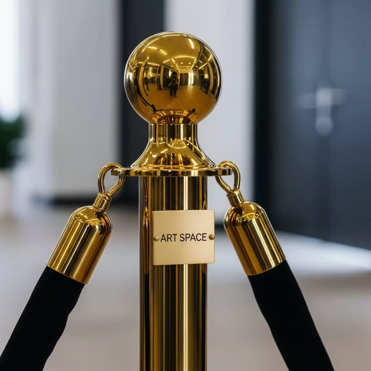 Аренда Столбик оградительный золотой в Rixos Krasnaya Polyana — ART SPACE