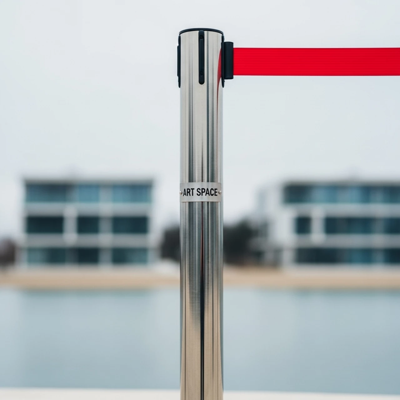 Аренда Столбик ограничительный с красной лентой в пляжном комплексе VinoGrad — ART SPACE