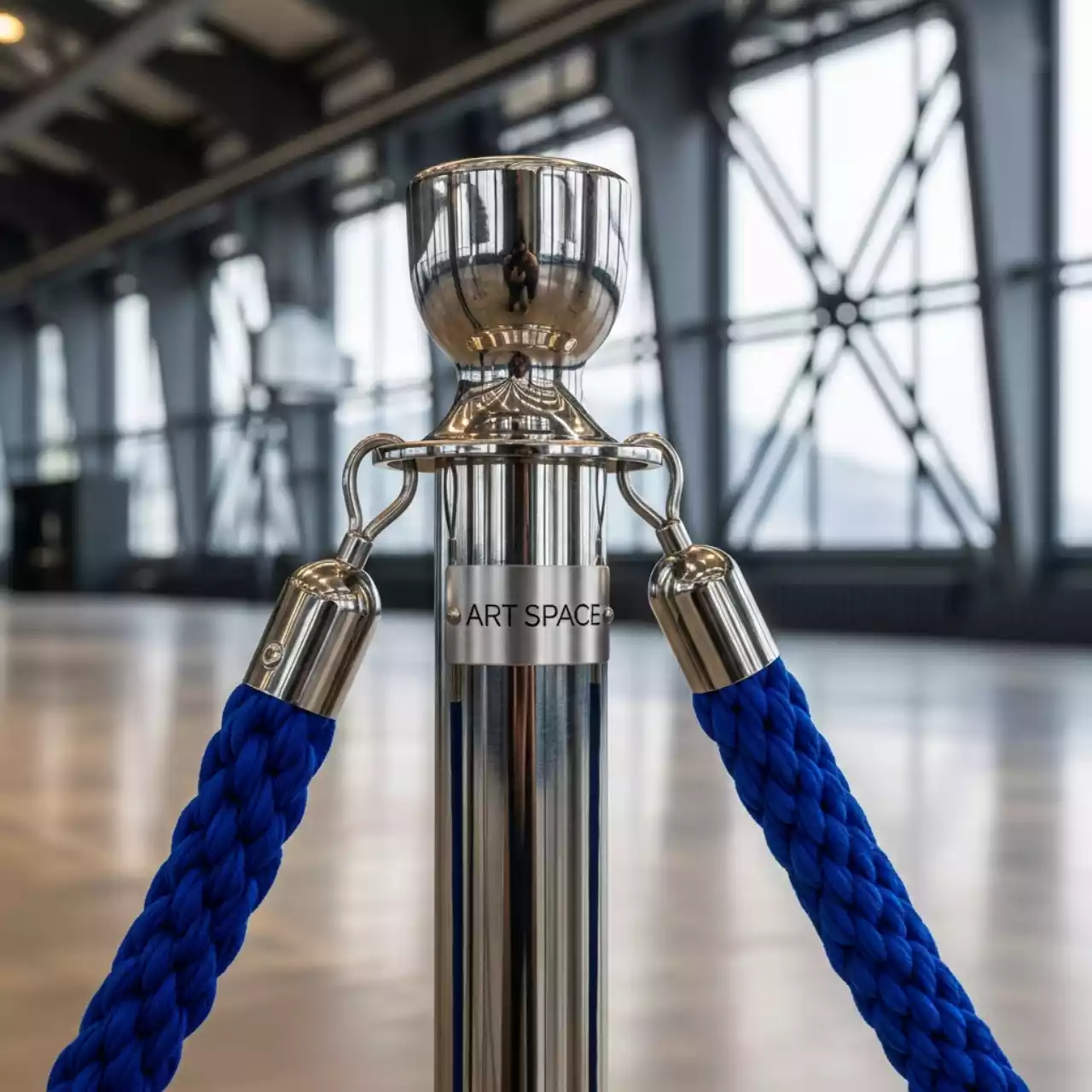 Аренда Столбик с канатом синим 1,5 м в Skypark Sochi — ART SPACE