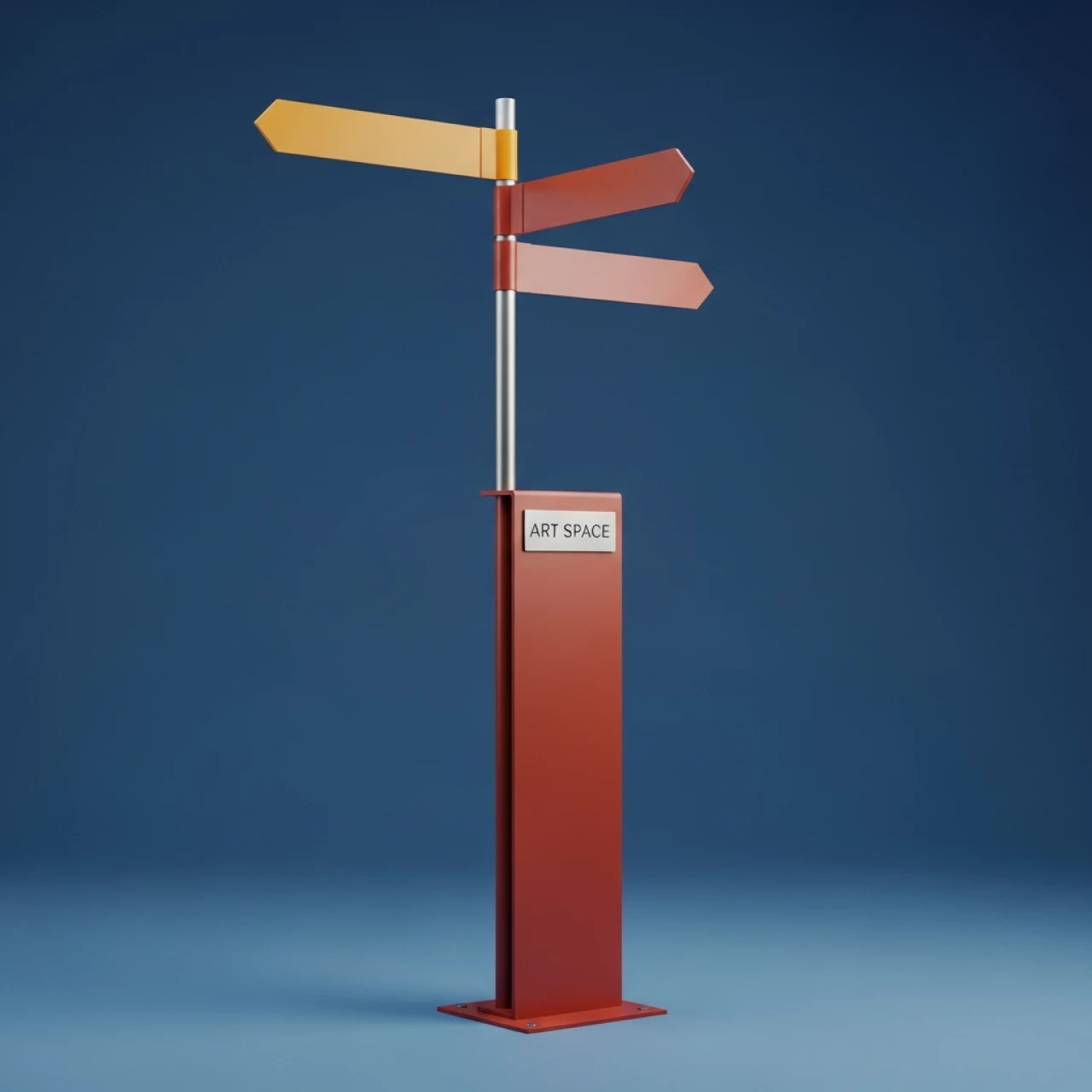 Аренда Столбик указатель в ледовой арене «Шайба» — ART SPACE