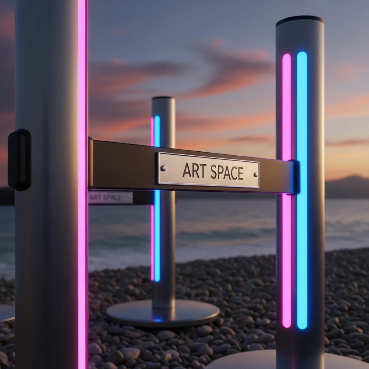 Аренда Столбики для открытия на пляже «Ривьера» — ART SPACE