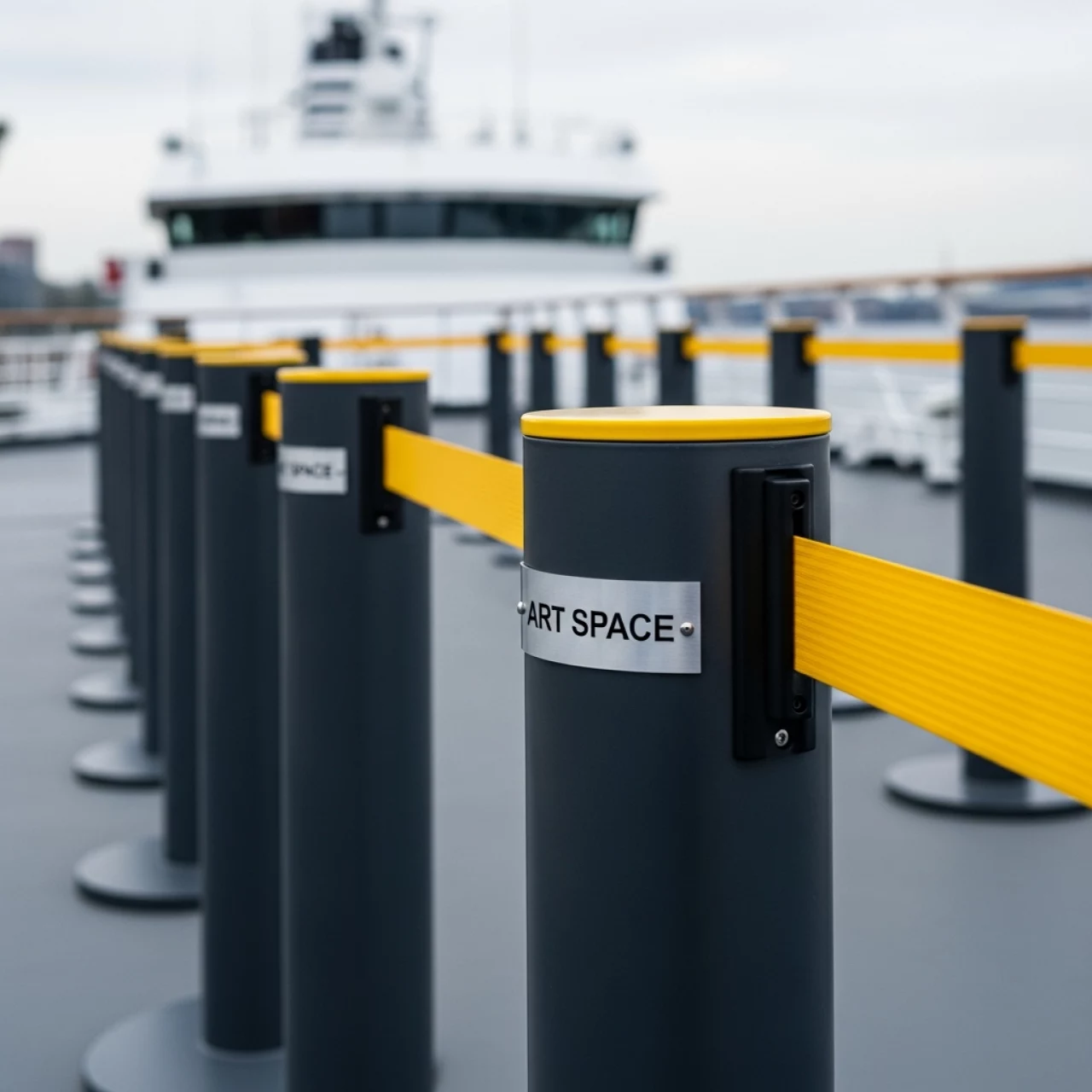 Аренда Столбики ограждения и указатели на теплоходе «Дагомыс» — ART SPACE