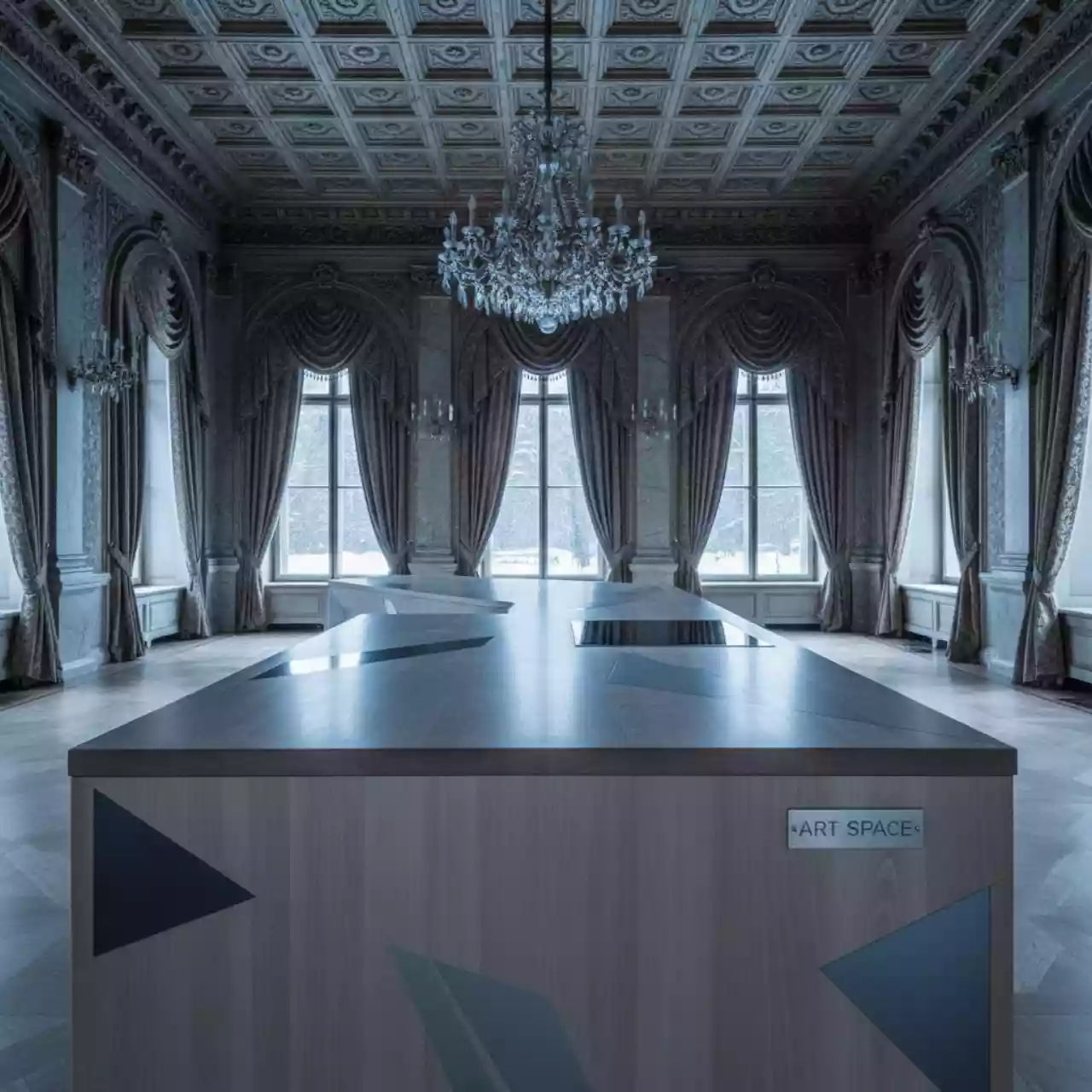 Аренда Столешница буковая для кухни в усадьбе Голицына — ART SPACE