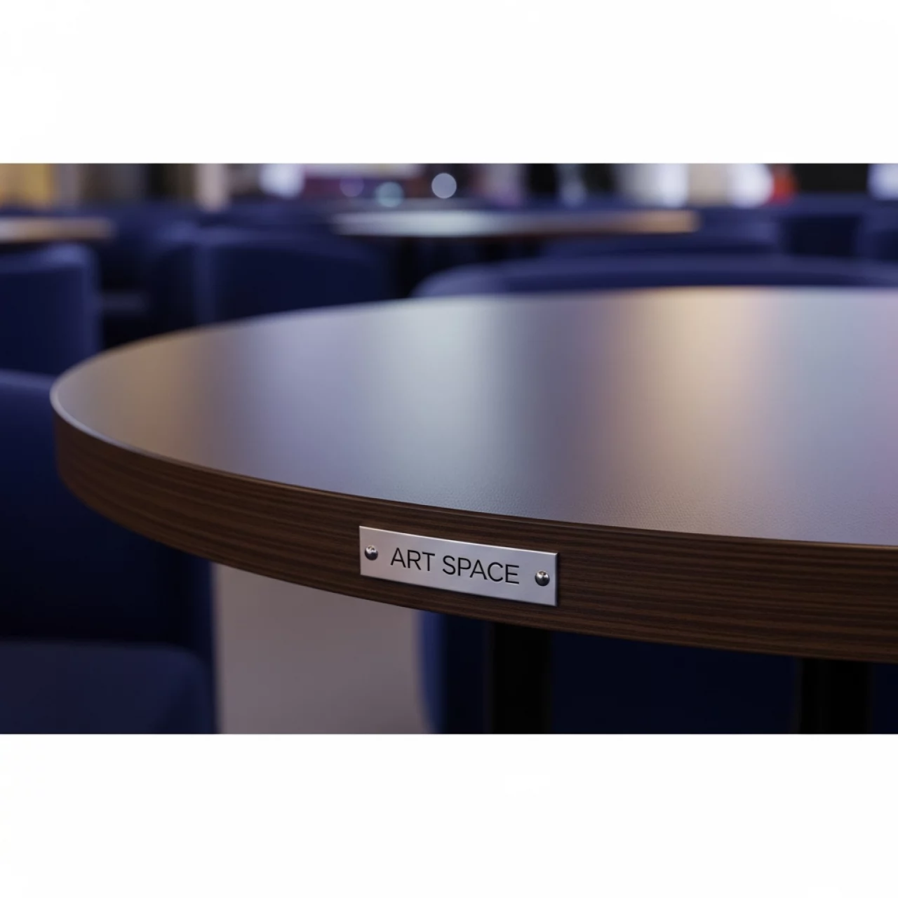 Аренда Столешница HPL круглая 37 мм с кромкой ПВХ D800 в ледовой арене «Шайба» — ART SPACE