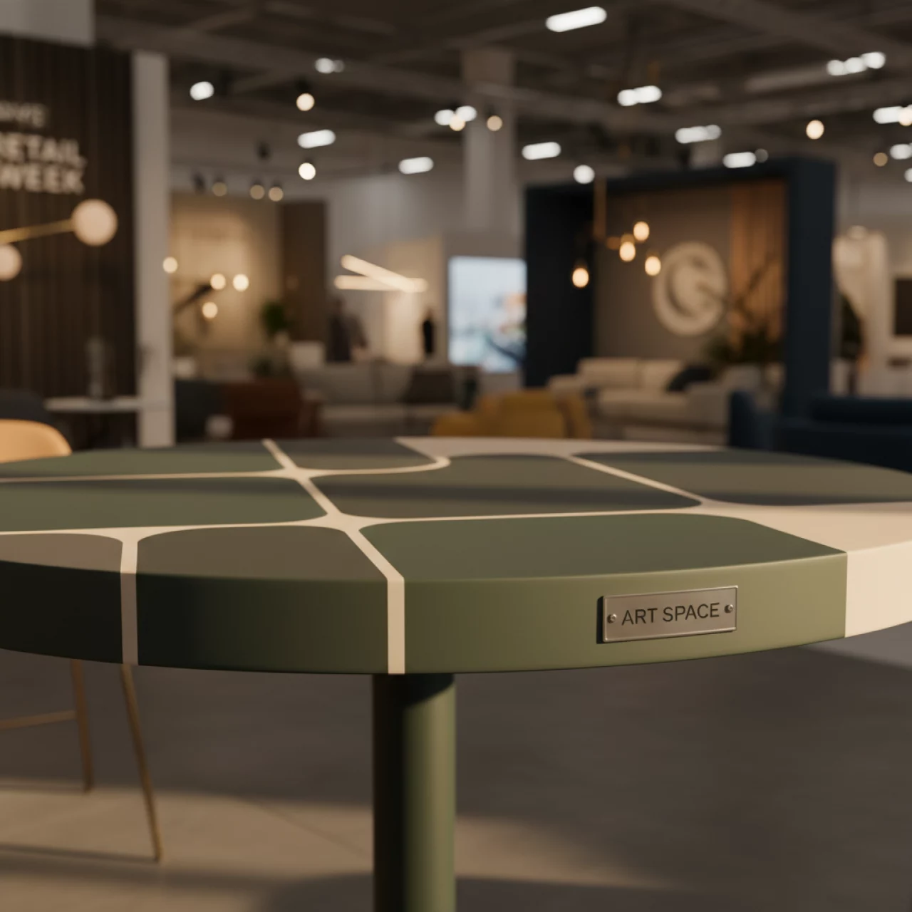 Аренда Столешница HPL круглая с кромкой ПВХ 37 мм D800 в гранд-отеле «Жемчужина» — ART SPACE