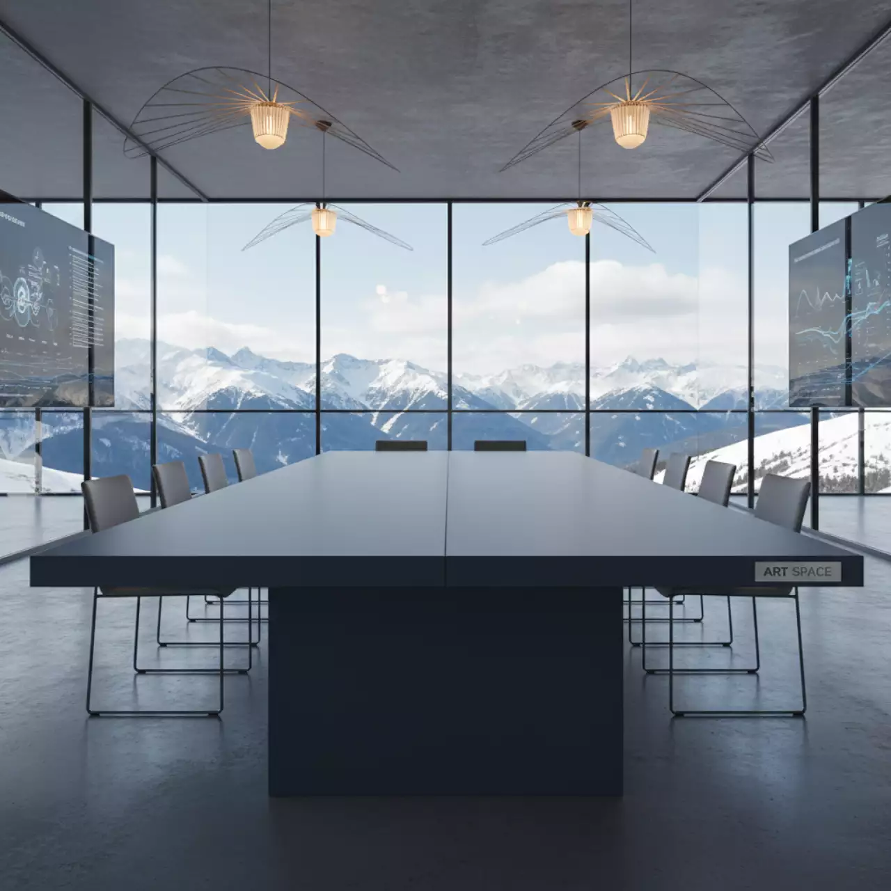 Аренда Столешница HPL прямоугольная 25 мм на площадке Rosa Peak (2320м) — ART SPACE