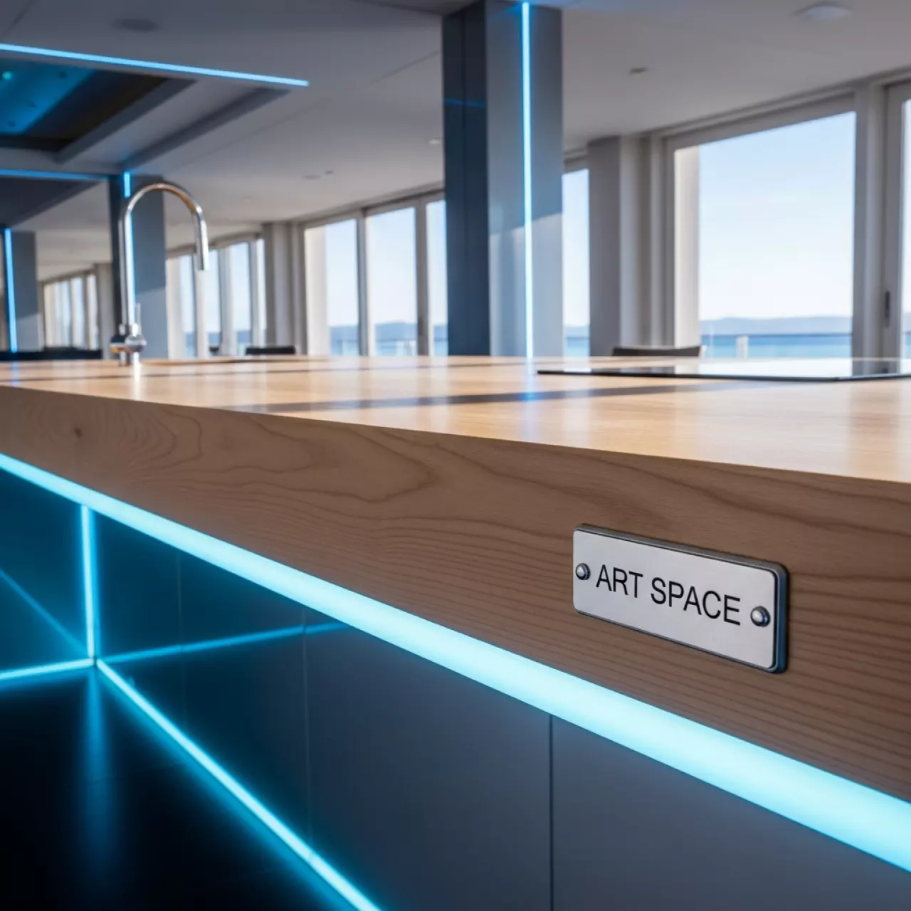 Аренда Столешница из бука для кухни в Radisson Collection Paradise — ART SPACE