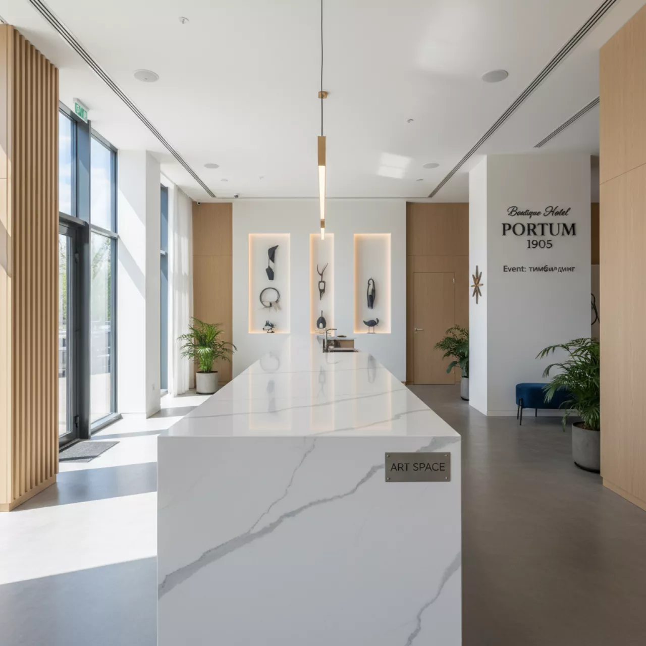 Аренда Столешница керамическая CeramiCMarble в Boutique Hotel PORTUM 1905 — ART SPACE