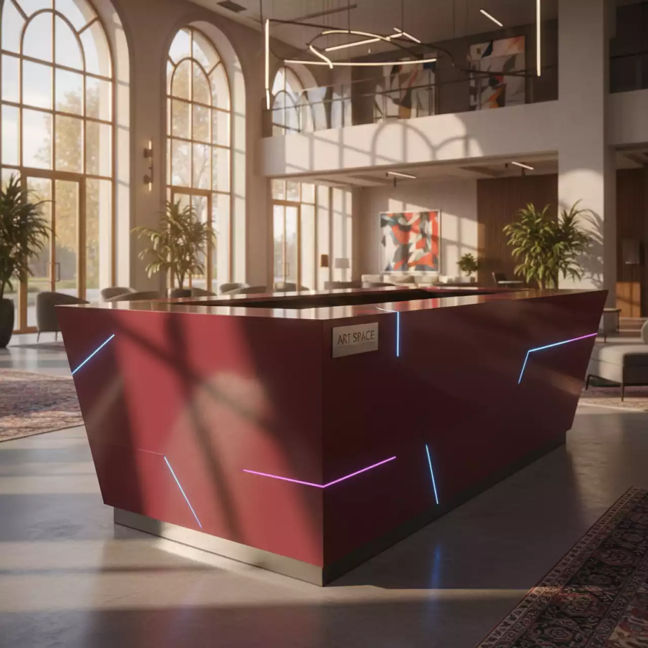 Аренда Столешница красная в City Park Hotel Sochi — ART SPACE