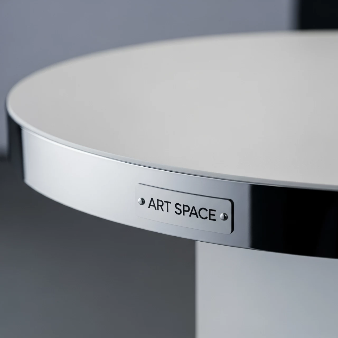 Аренда Столешница круглая Laminate Chromed Edge в Green Flow Hotel — ART SPACE