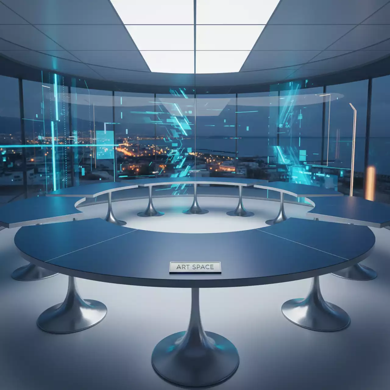 Аренда Столешница круглая Laminate для подстолья Tiffany на Имеретинской набережной — ART SPACE