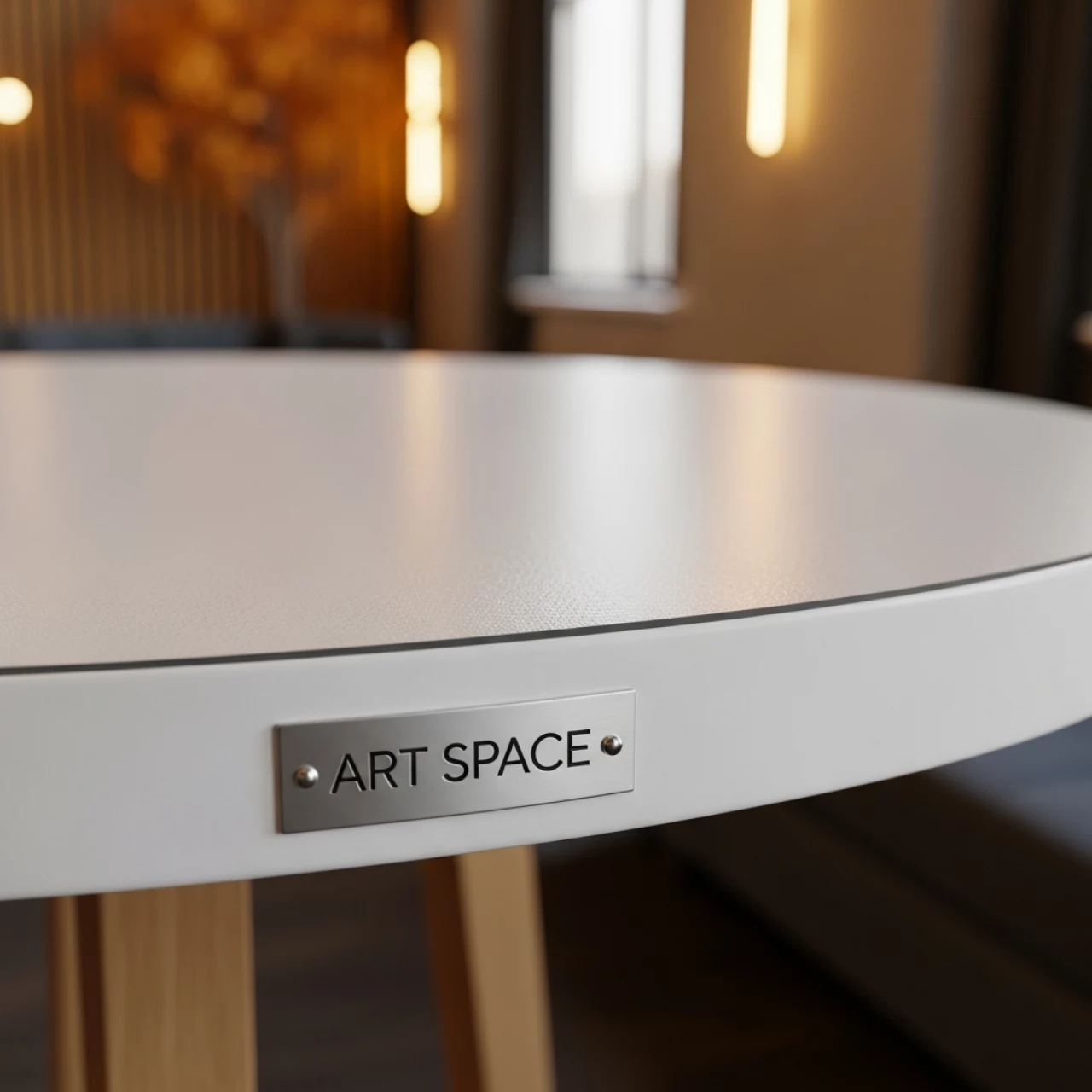 Аренда Столешница круглая Piano Laminato 70 в ОКЦ «Галактика» — ART SPACE