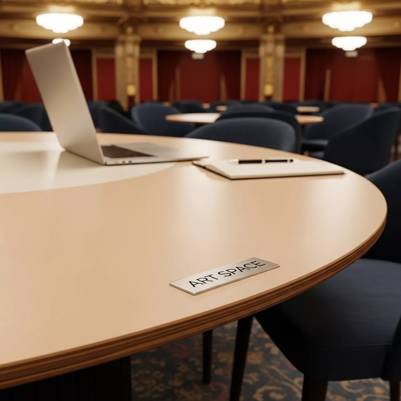 Аренда Столешница круглая Piano Laminato диаметр 90 см в Зимнем театре — ART SPACE