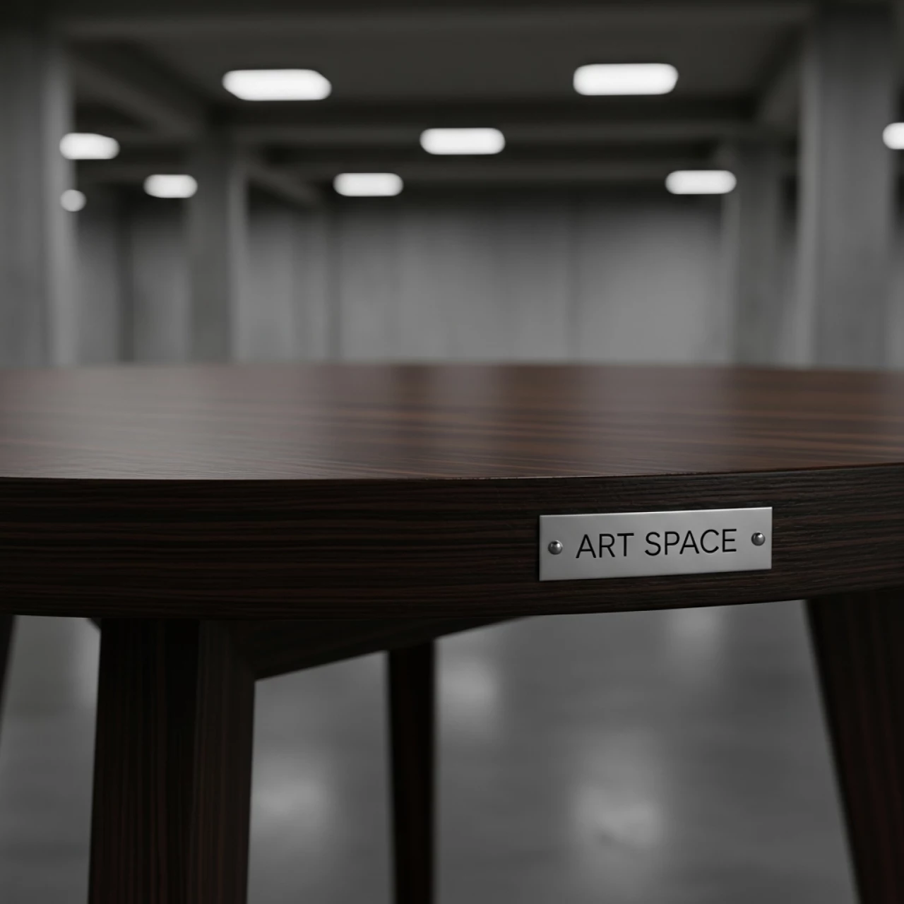 Аренда Столешница круглая Werzalit D700 мм венге в Red Arena — ART SPACE