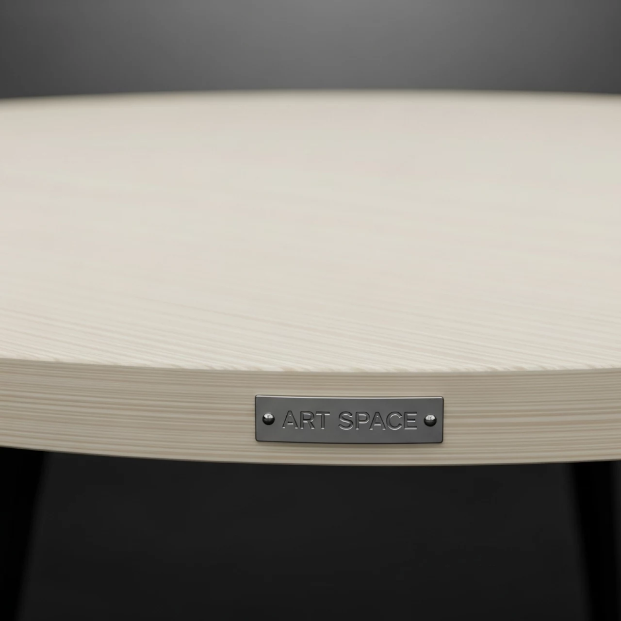 Аренда Столешница круглая Werzalit D800 мм крем полоски в Cosmos Sochi Hotel — ART SPACE