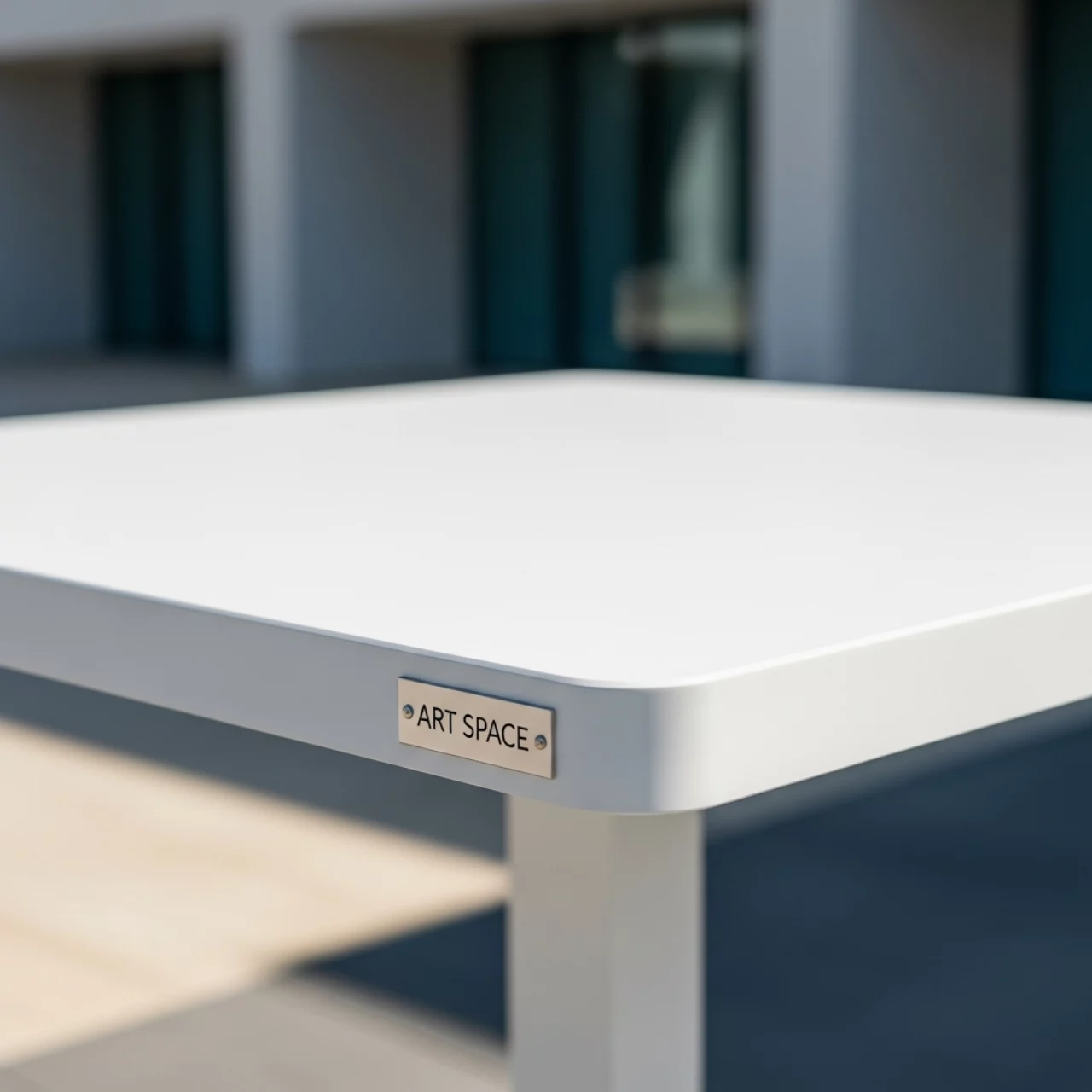 Аренда Столешница квадратная белая Werzalit 700х700 в комплексе «Дагомыс» — ART SPACE