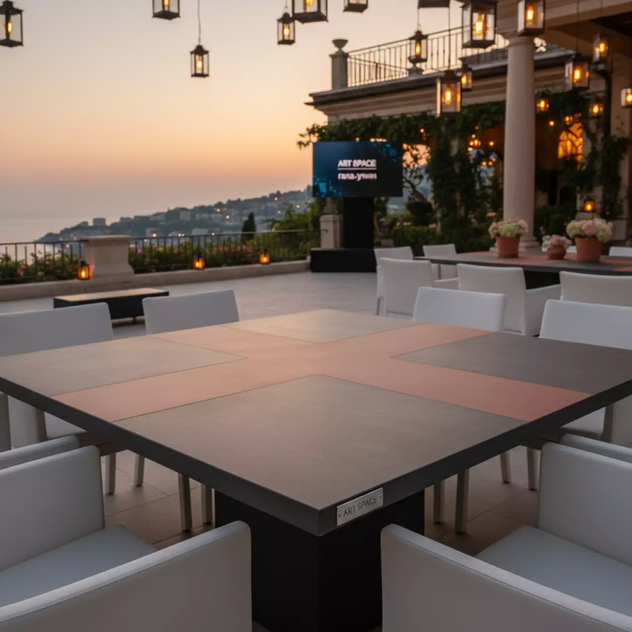 Аренда Столешница квадратная Laminate на вилле «Анна» — ART SPACE