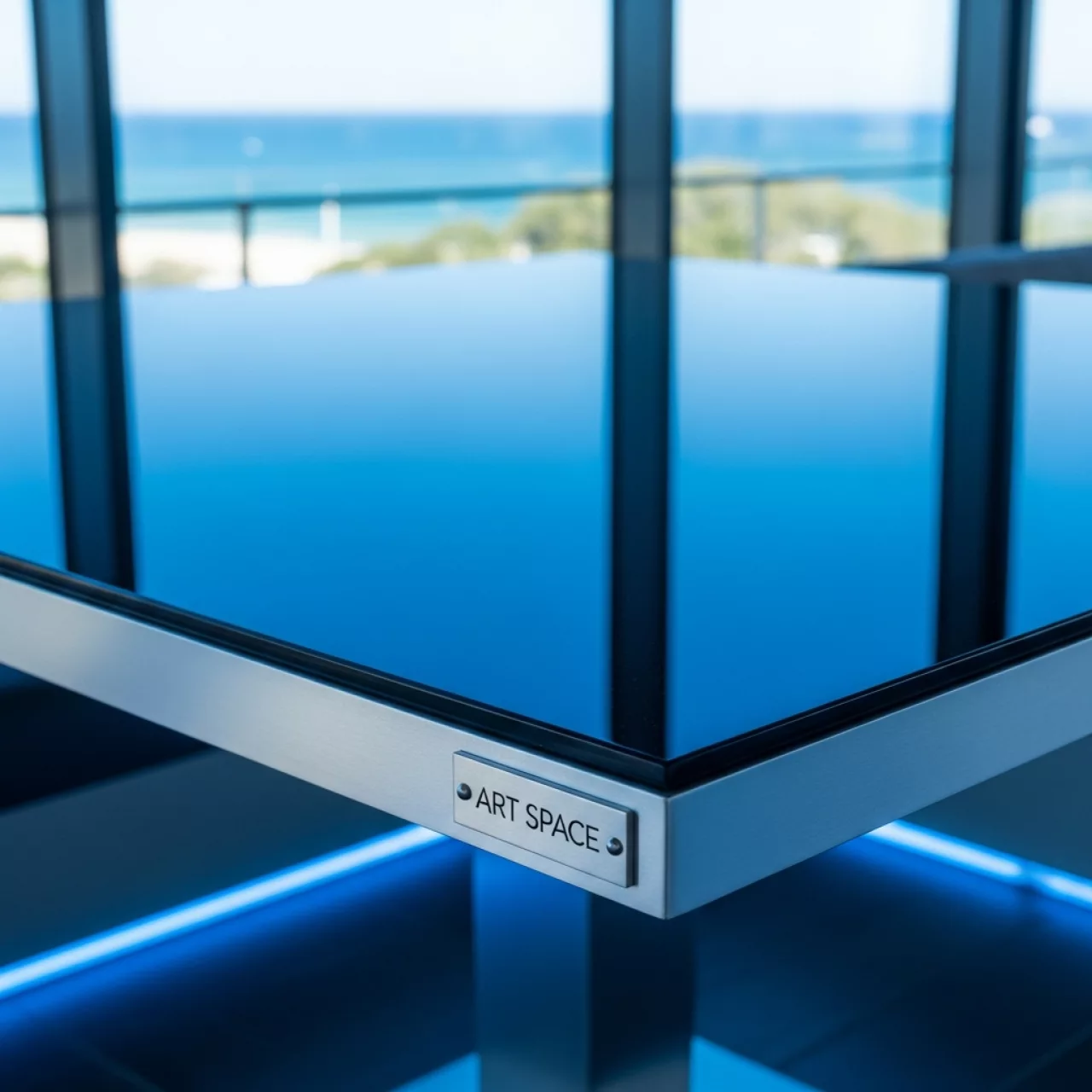 Аренда Столешница квадратная Piano Laminato 60х60 см в пляжном клубе Del Mar — ART SPACE