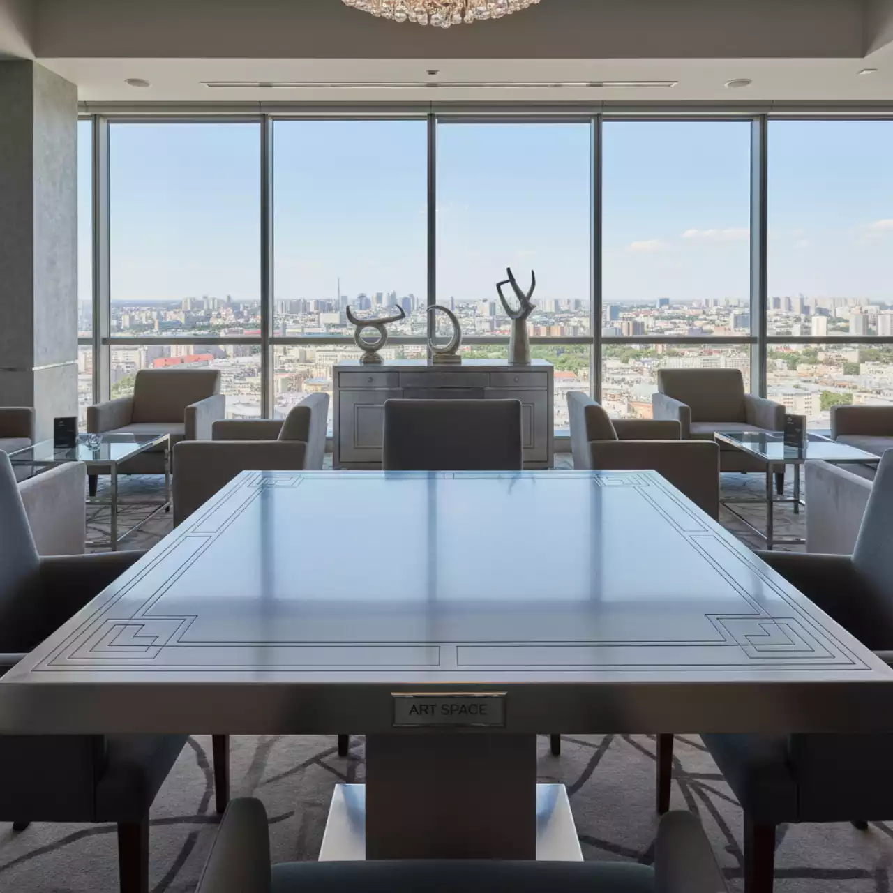 Аренда Столешница квадратная Steel в Panorama by Mercure — ART SPACE