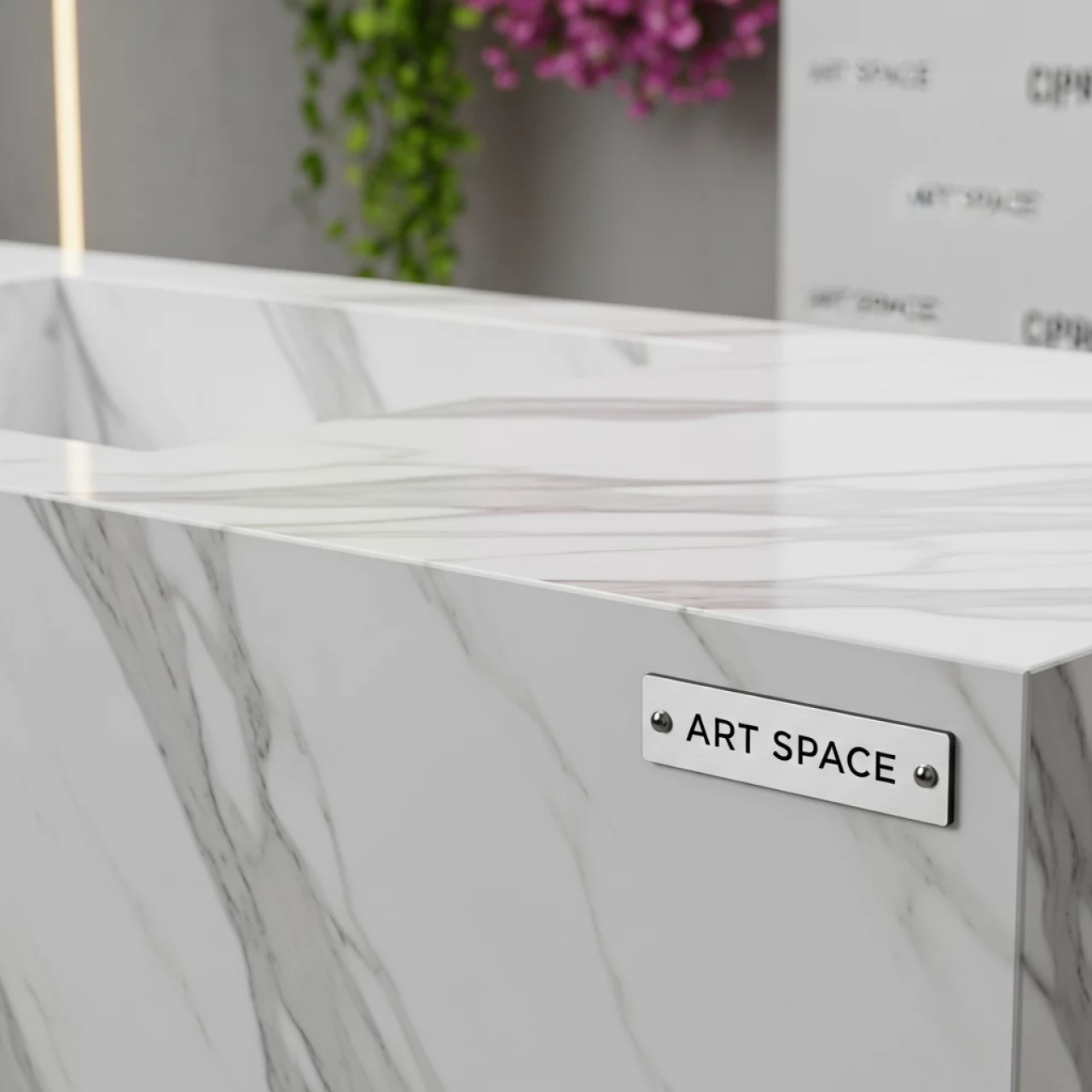 Аренда Столешница мраморная Bianco Carrara Rodina Grand Hotel & SPA — ART SPACE