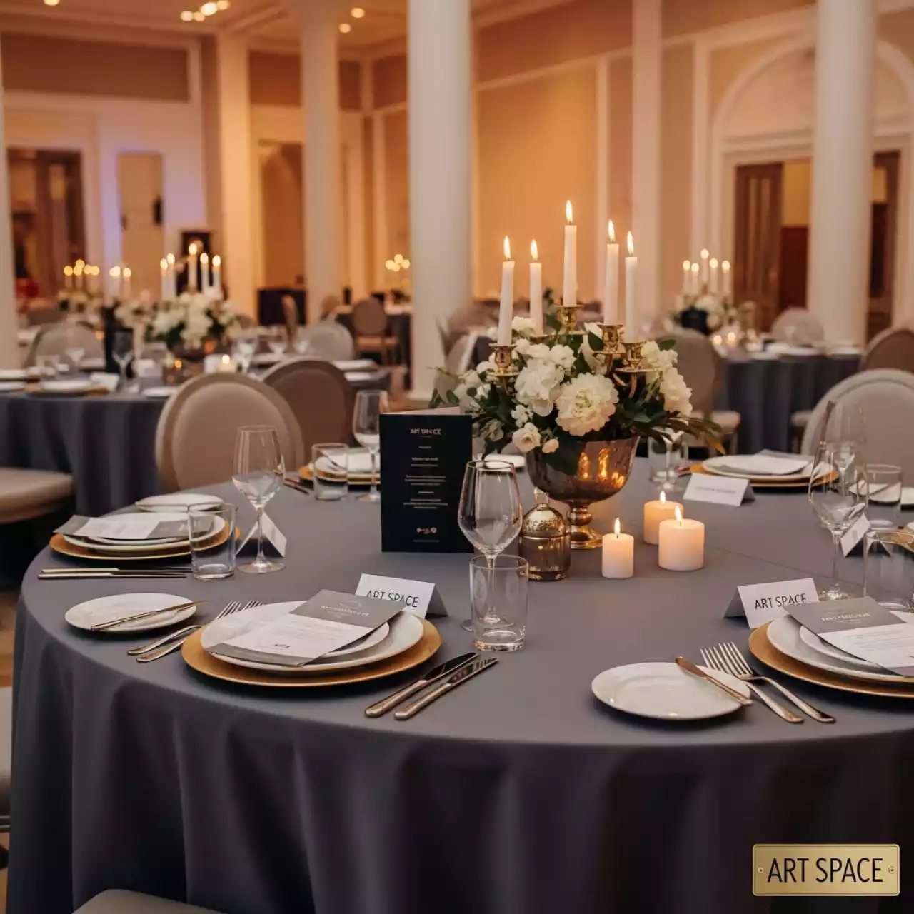 Аренда Столешница пластиковая круглая Polyethylene в санатории «Заполярье» — ART SPACE