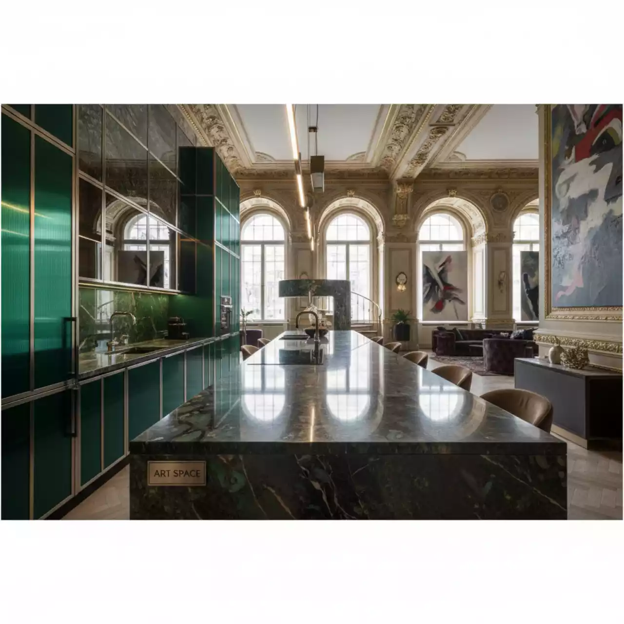 Аренда Столешница под камень для кухни в Boutique Hotel PORTUM 1905 — ART SPACE