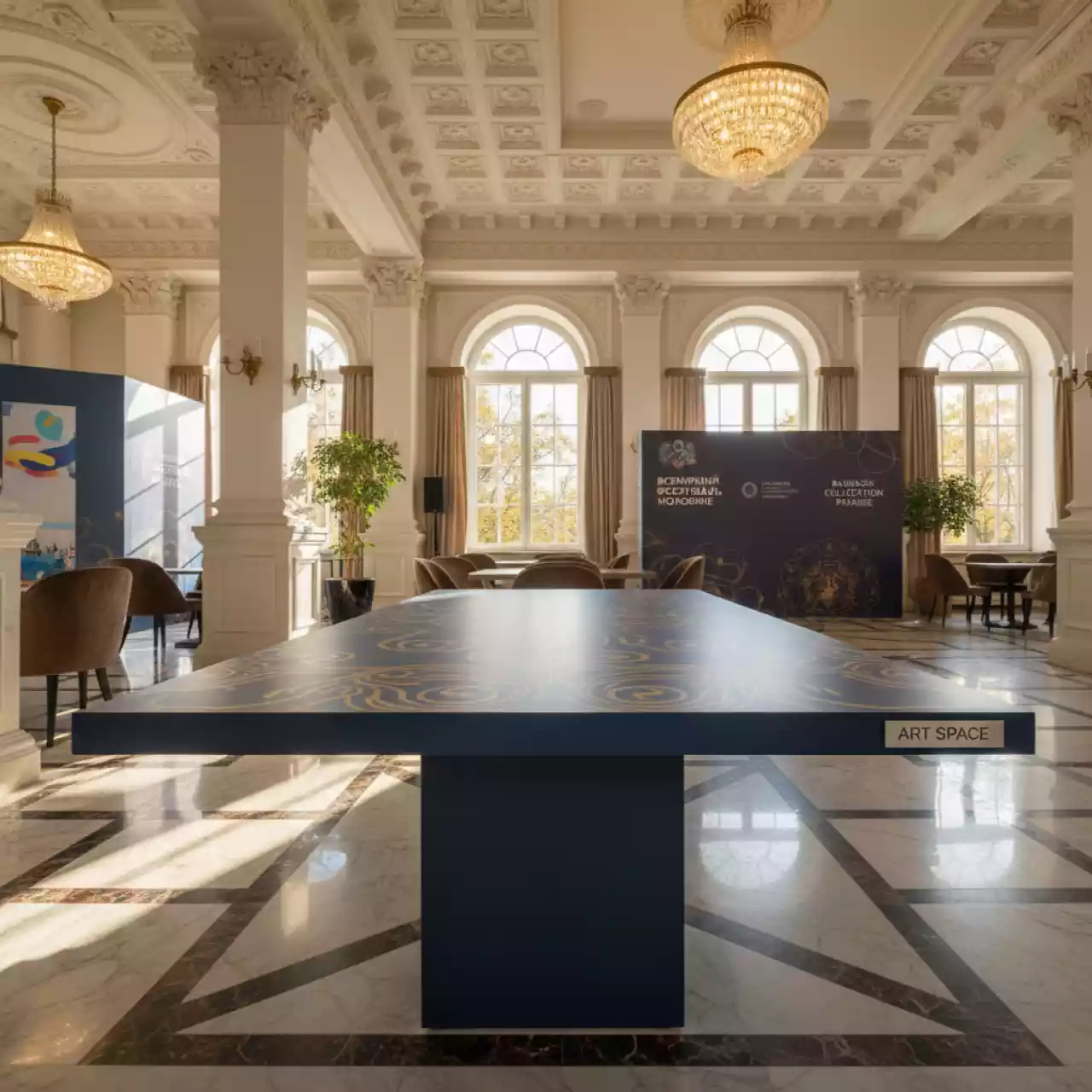 Аренда Столешница прямоугольная Solid Compact 790х690 в Radisson Collection Paradise — ART SPACE