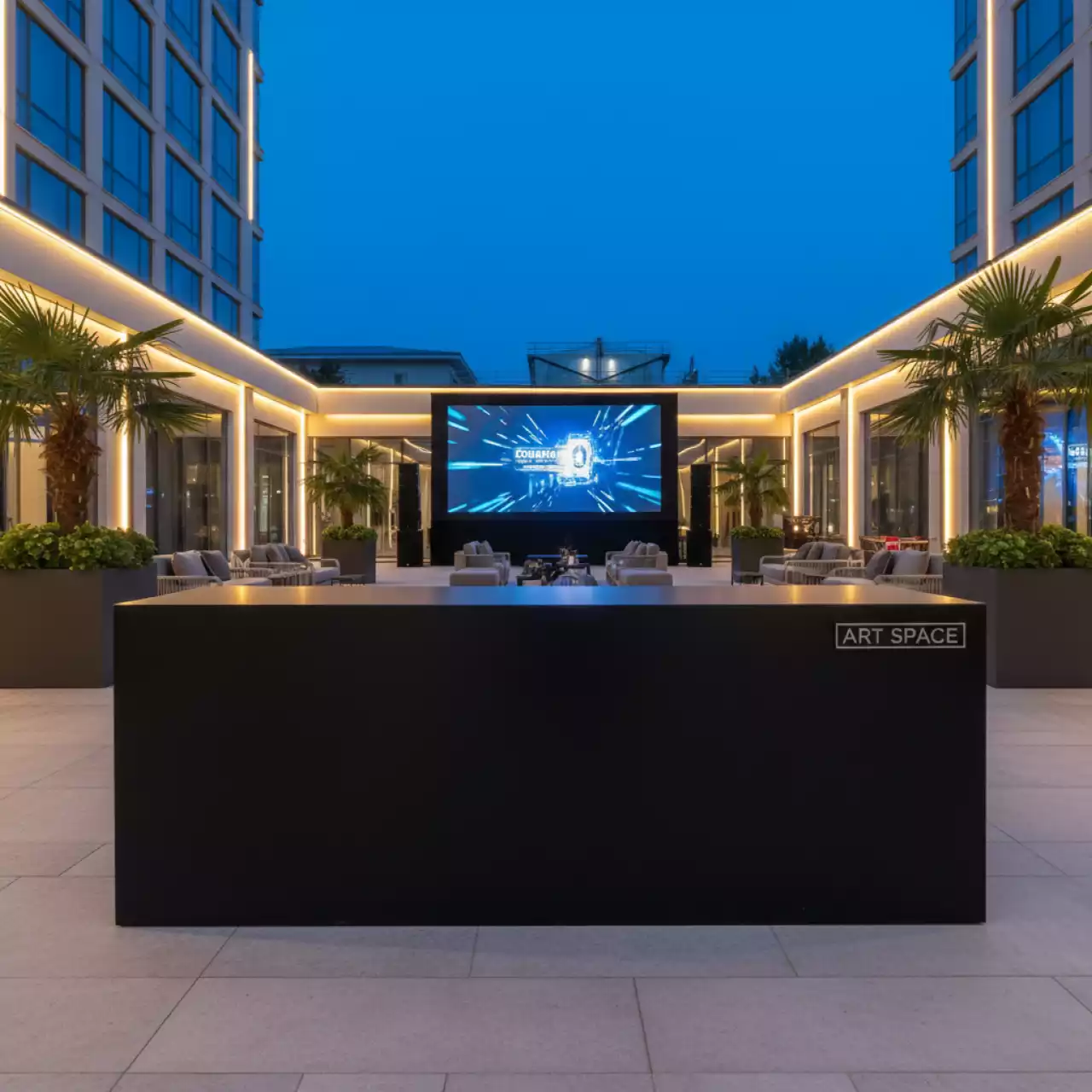 Аренда Столешница RC013 160х80 A черный в Courtyard by Marriott Sochi — ART SPACE