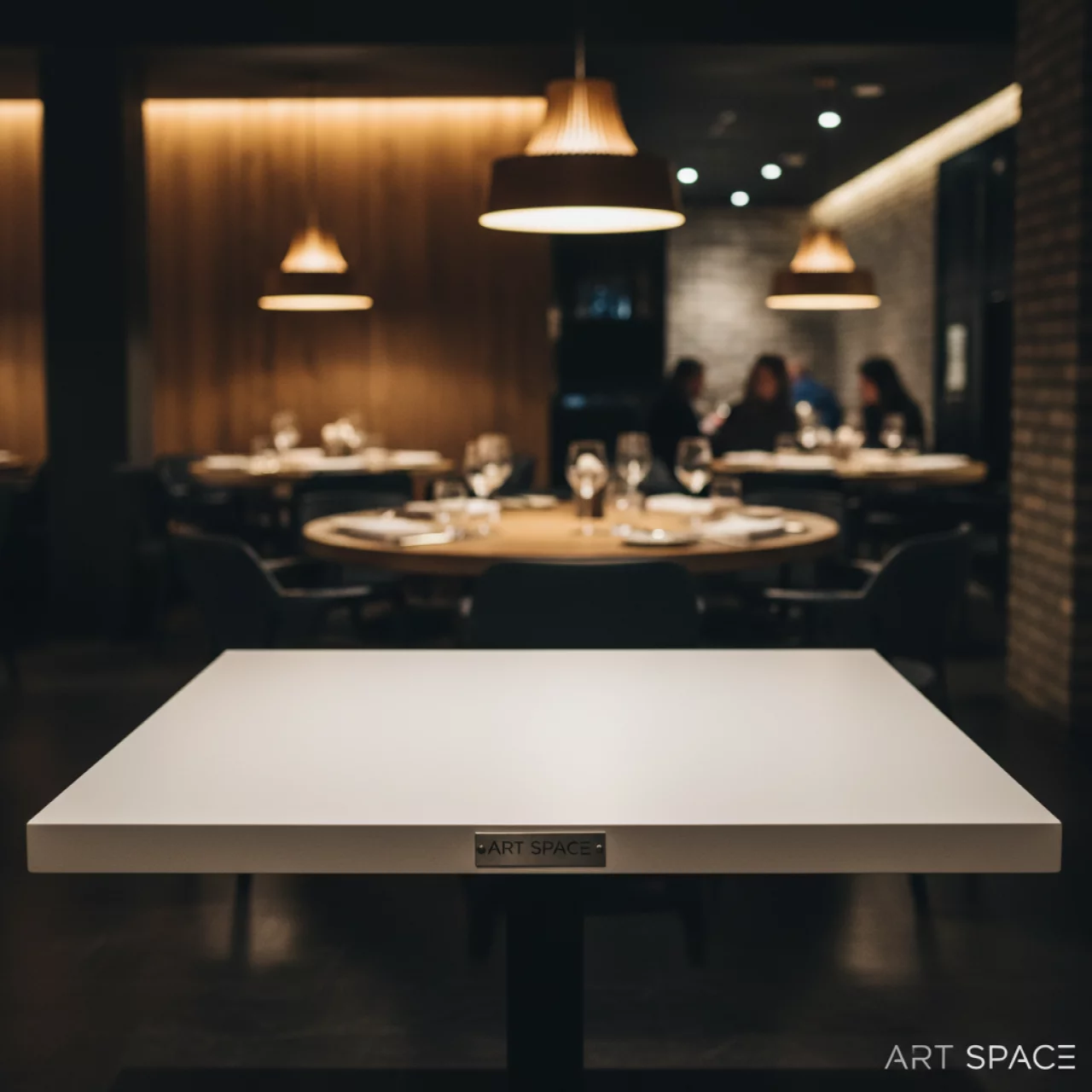 Аренда Столешница RC644 90х90 B белый в ресторане «Баран-Рапан» — ART SPACE