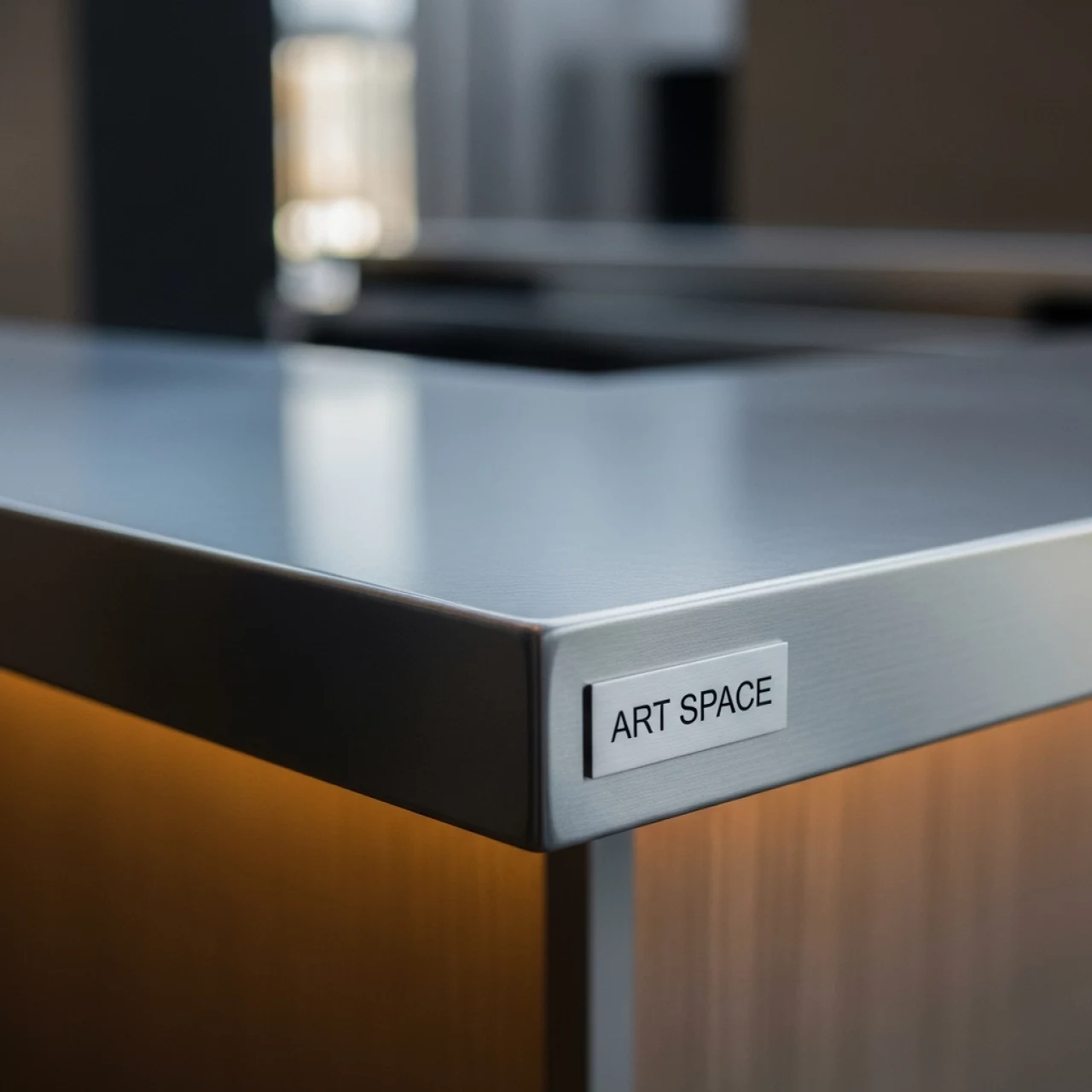 Аренда Столешница стальная для барной стойки Jumbo Corner Top в отеле Radisson Lazurnaya — ART SPACE